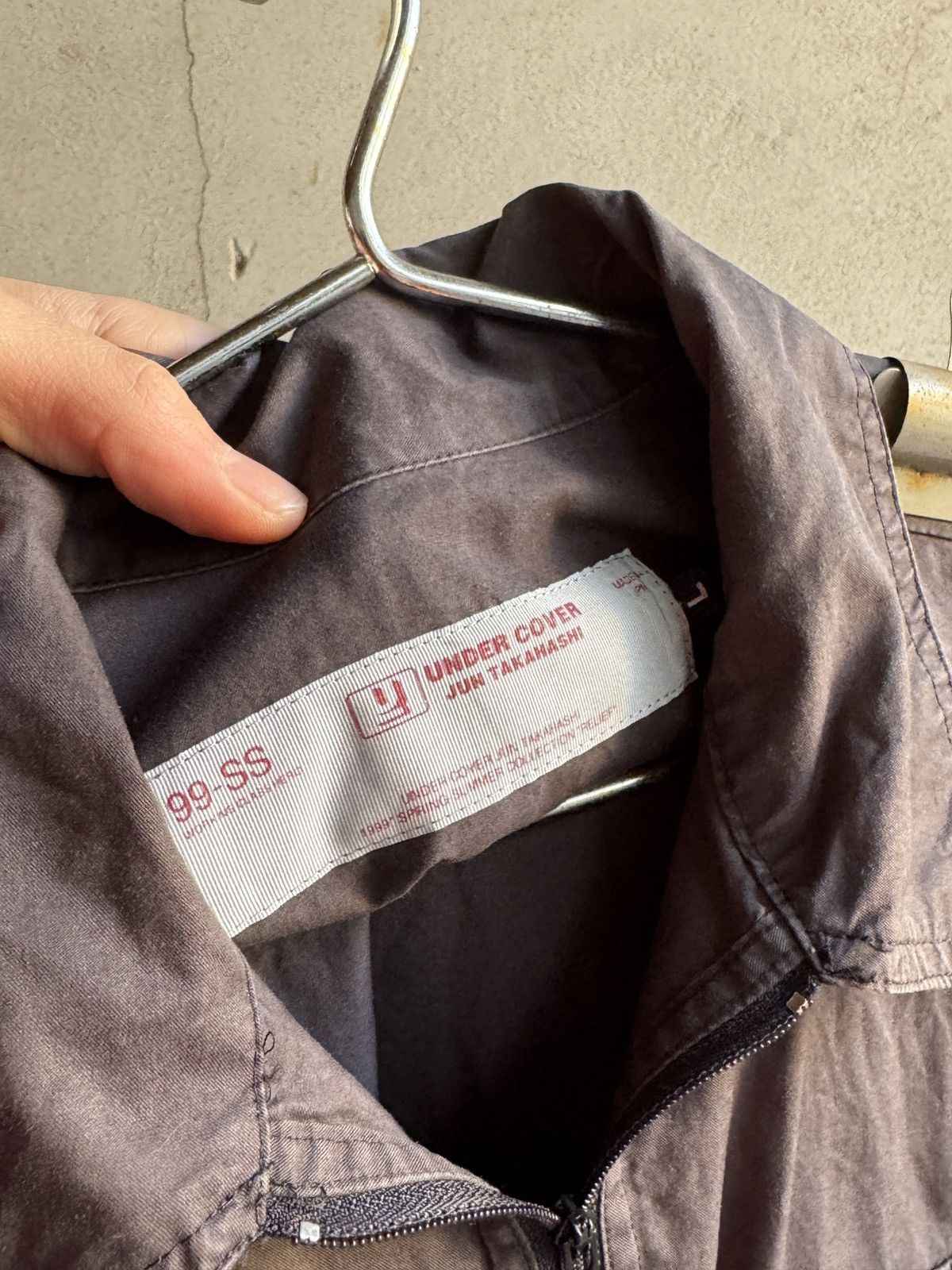 Undercover Undercover S/S 99 “Groupie” Mechanic Half Zip Work Shirt Size US L / EU 52-54 / 3 - 4 Thumbnail