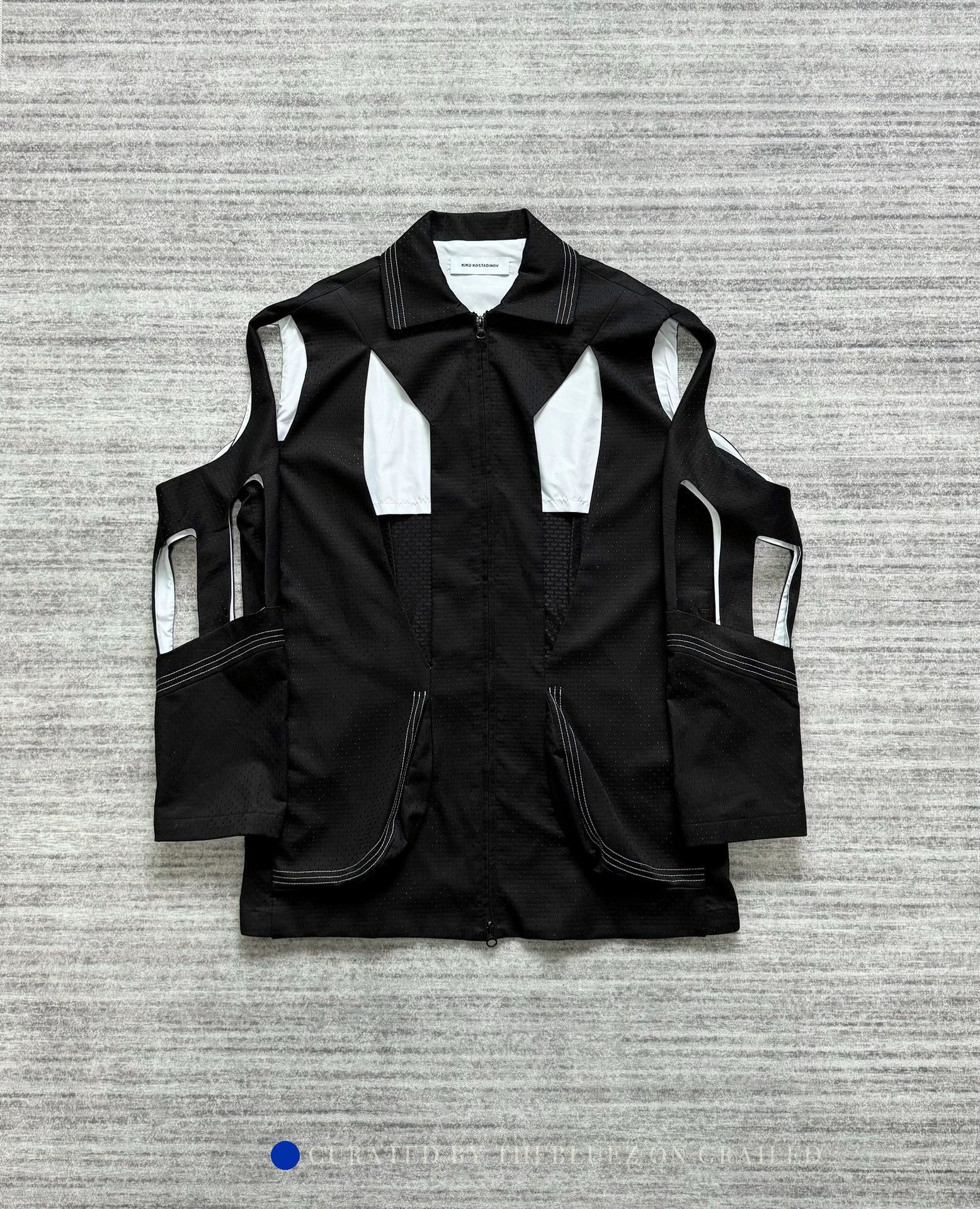 Kiko Kostadinov Hydra Double Layer Cutout Lightweight Jacket Size US S / EU 44-46 / 1 - 1 Thumbnail