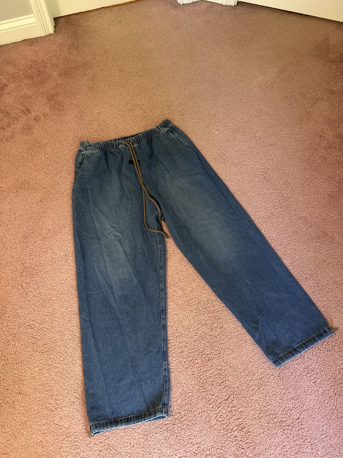 Fear of God Fear of God Essentials Core Collection Denim Lounge Pant Size US 36 / EU 52 - 1 Thumbnail