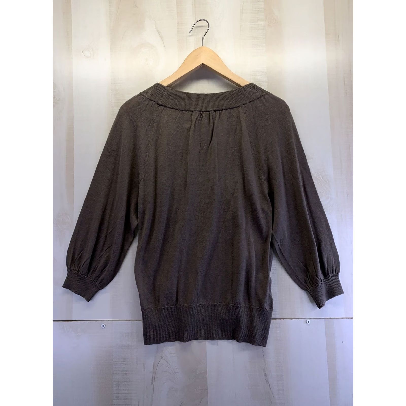 Vintage Apostrophe Cardigan Sweater Womens Brown Knit Size S NWT-7225 Size S / US 4 / IT 40 - 5 Thumbnail
