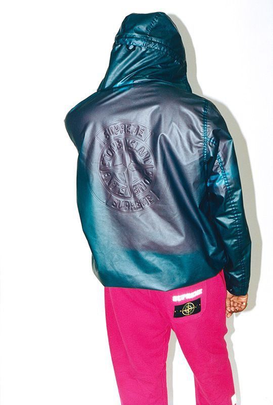 Stone Island × Supreme Used FW17 Supreme Stone Island Sweatpants Size L Magenta Size US 34 / EU 50 - 14 Thumbnail