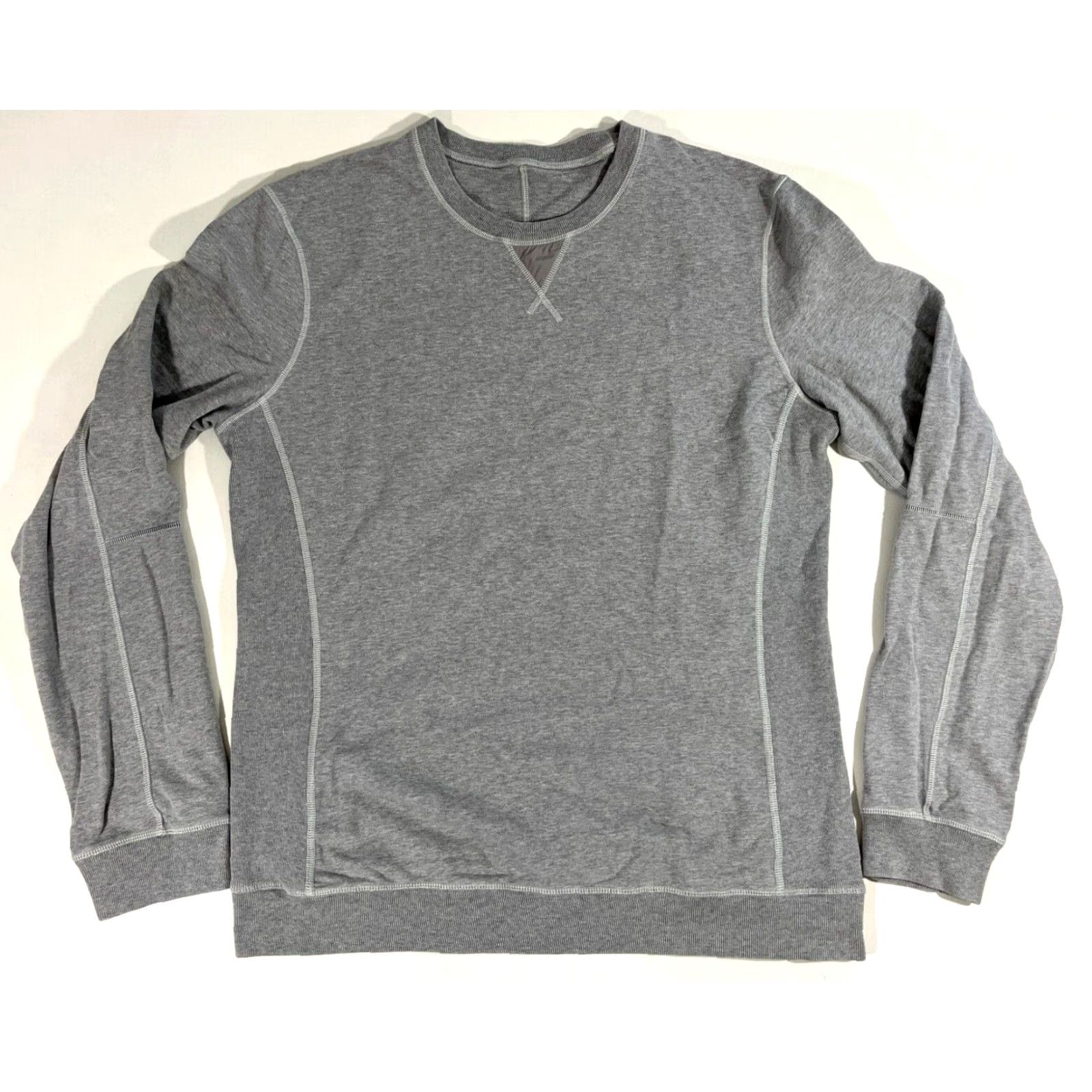 Lululemon Lululemon Men’s All Town Crew Long Sleeve Sweatshirt Size L Gray Athletic Regular Size US L / EU 52-54 / 3 - 3 Thumbnail