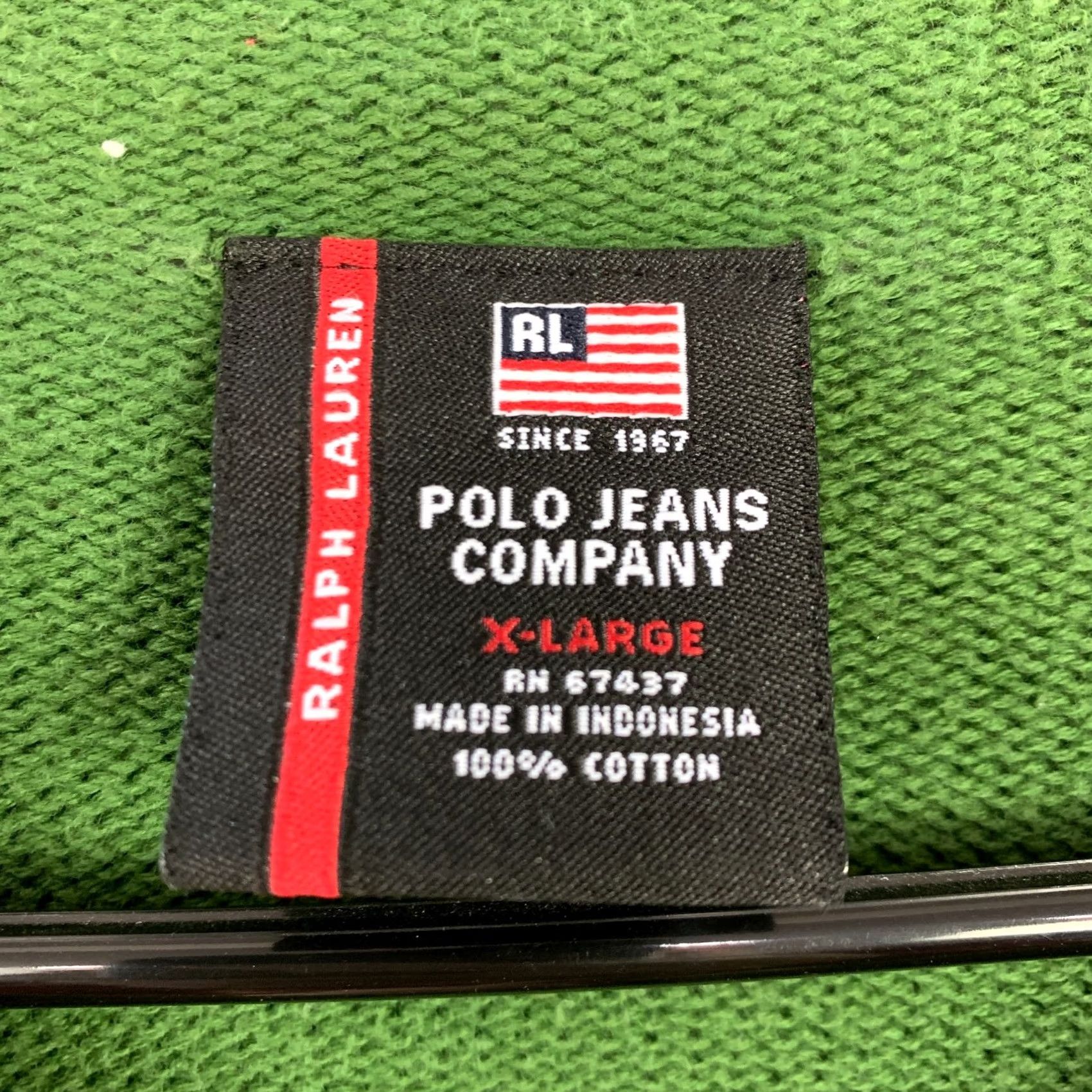 Polo Ralph Lauren VINTAGE Polo Ralph Lauren RL Polo Jeans Co Green Rollneck Ribbed Sleeves Sweater XL Cotton 1990s Mens Size US XL / EU 56 / 4 - 3 Thumbnail