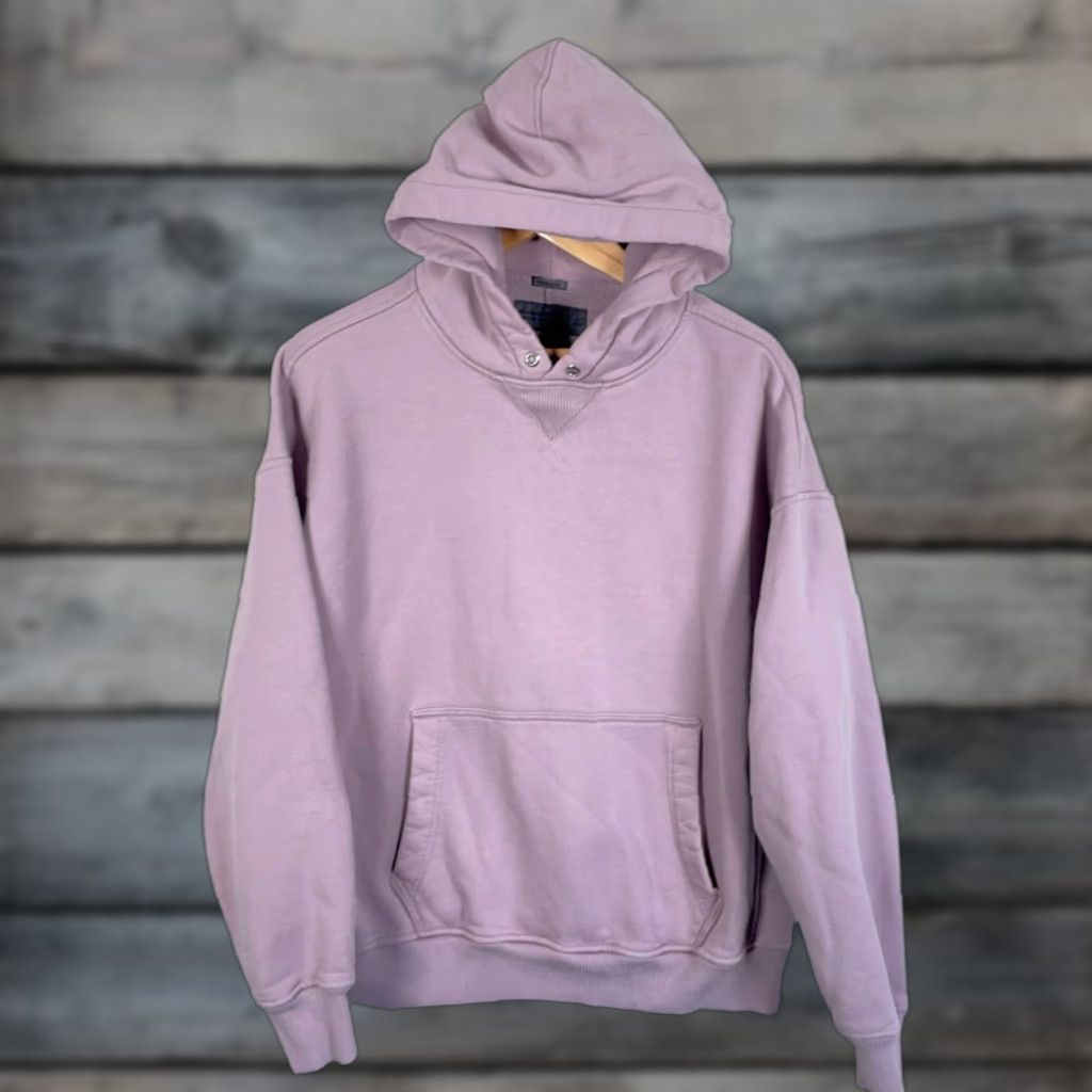Abercrombie & Fitch VINTAGE Abercrombie & Fitch Oversized Hoodie Men's L Purple Heavyweight Sweatshirt Size US L / EU 52-54 / 3 - 1 Thumbnail