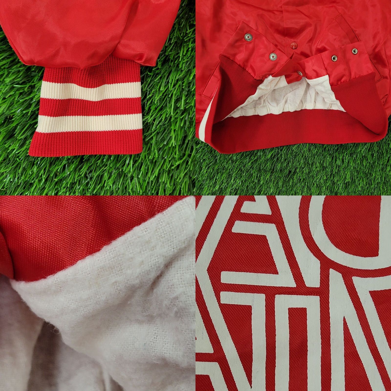 Vintage VINTAGE 80s Chicago Directory Club Bomber Jacket Red Adult Medium Size US M / EU 48-50 / 2 - 9 Thumbnail