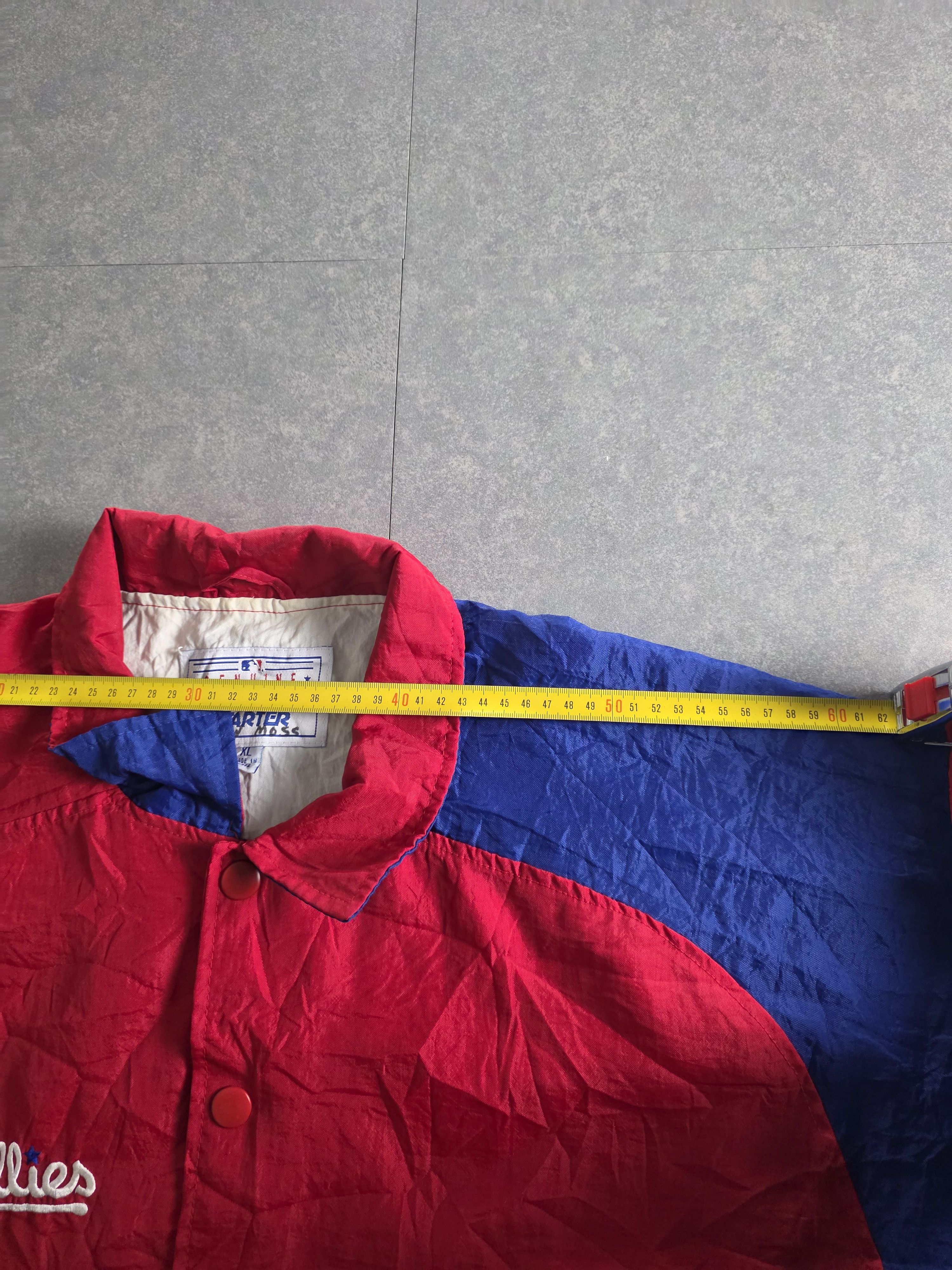 Starter Vintage Starter MLB Philadelphia Phillies Windbreaker Jacket Size US XL / EU 56 / 4 - 10 Thumbnail