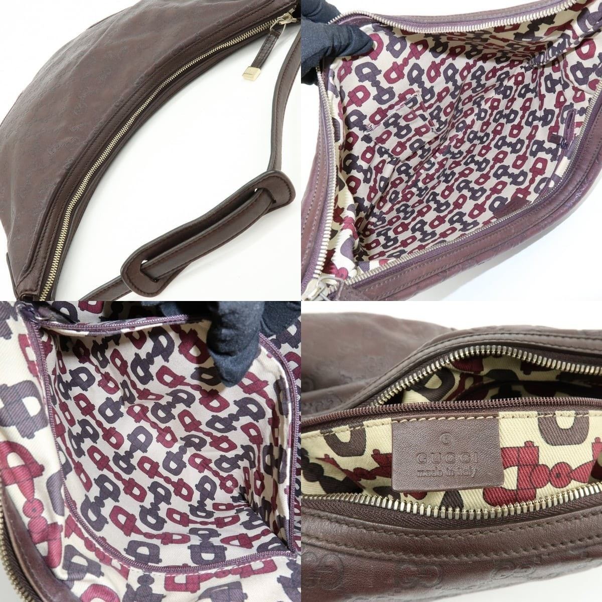 Gucci Gucci Guccissima Princy Leather Shoulder Bag Brown Size ONE SIZE - 7 Thumbnail