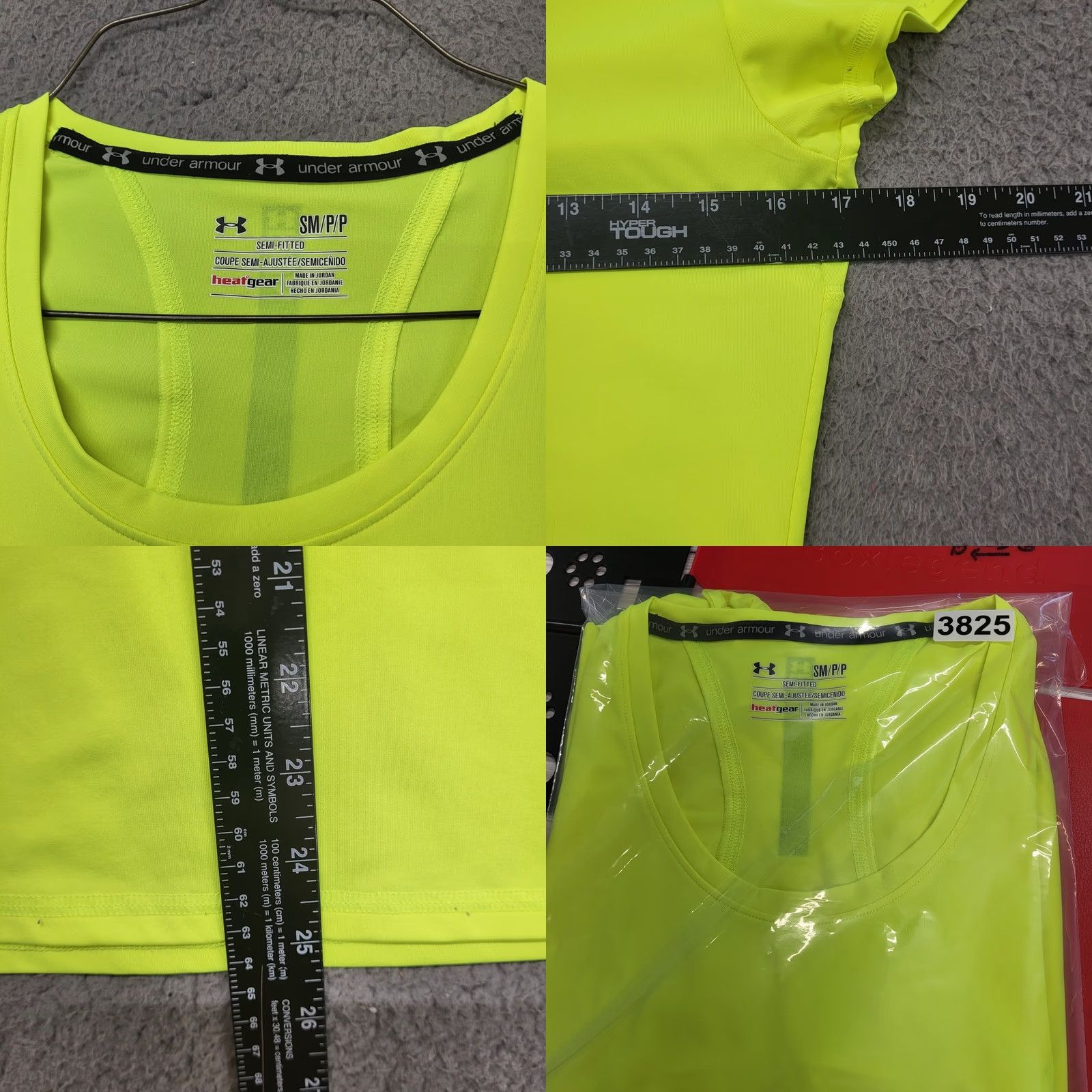 Under Armour Under Armour Shirt Short Sleeve Heat Gear Neon Hers Running Sz Small, Semi-Fitted, Breathable, Moisture Wicking, Activewear, Women, Yellow Size S / US 4 / IT 40 - 8 Thumbnail