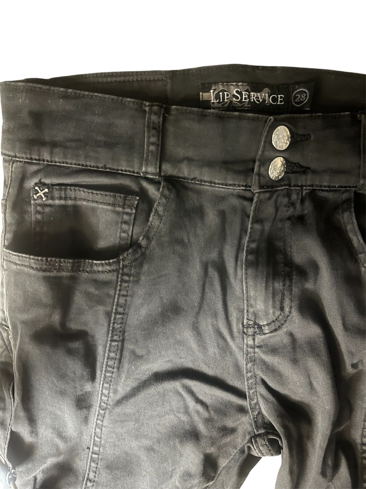 Lip Service Lip Service Punk Bondage pants Size US 29 - 2 Thumbnail
