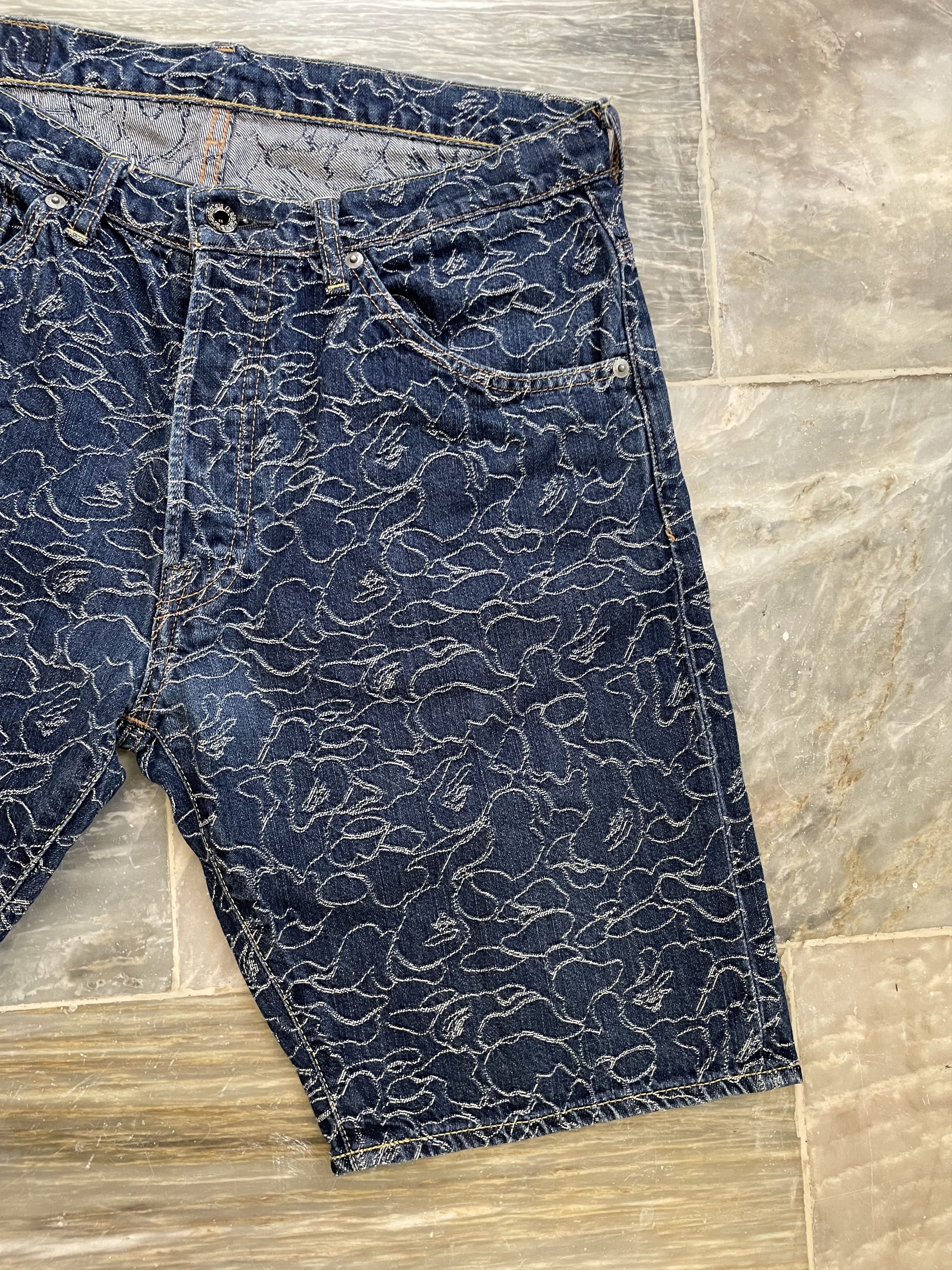 Bape Bape Pencil Camo Jorts Size US 33 - 10 Thumbnail
