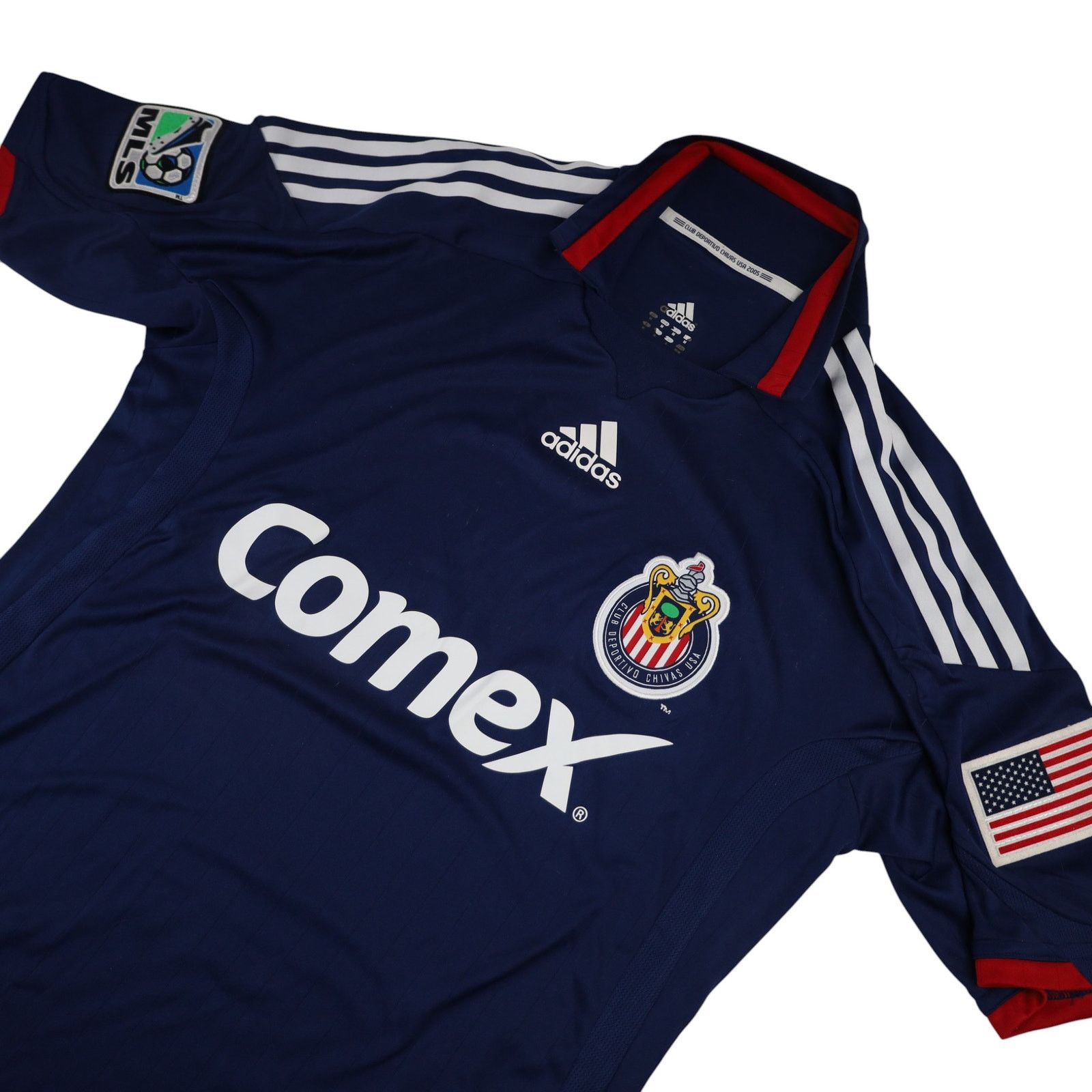 Adidas 2009 Adidas Club Deportivo Chivas USA Soccer Jersey Size US M / EU 48-50 / 2 - 2 Thumbnail
