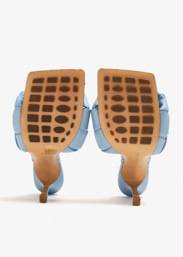 Bottega Veneta o1n1vont1124 Lido Sandals Mules in Blue Size US 7.5 / IT 37.5 - 5 Thumbnail