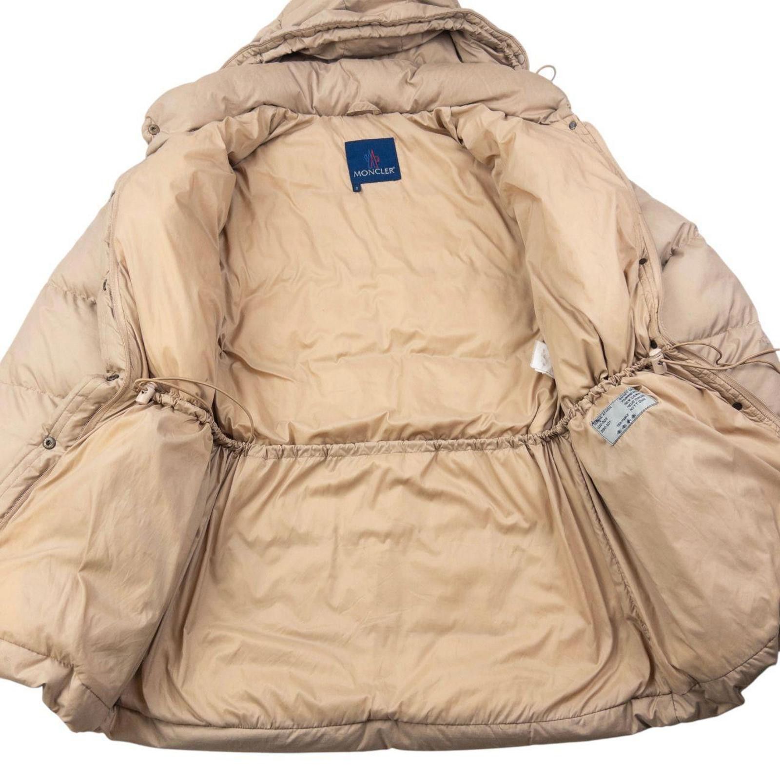 Moncler Vintage 90s Moncler Zip Up Puffer Jacket Womens Size XL Size US XL / EU 56 / 4 - 4 Thumbnail