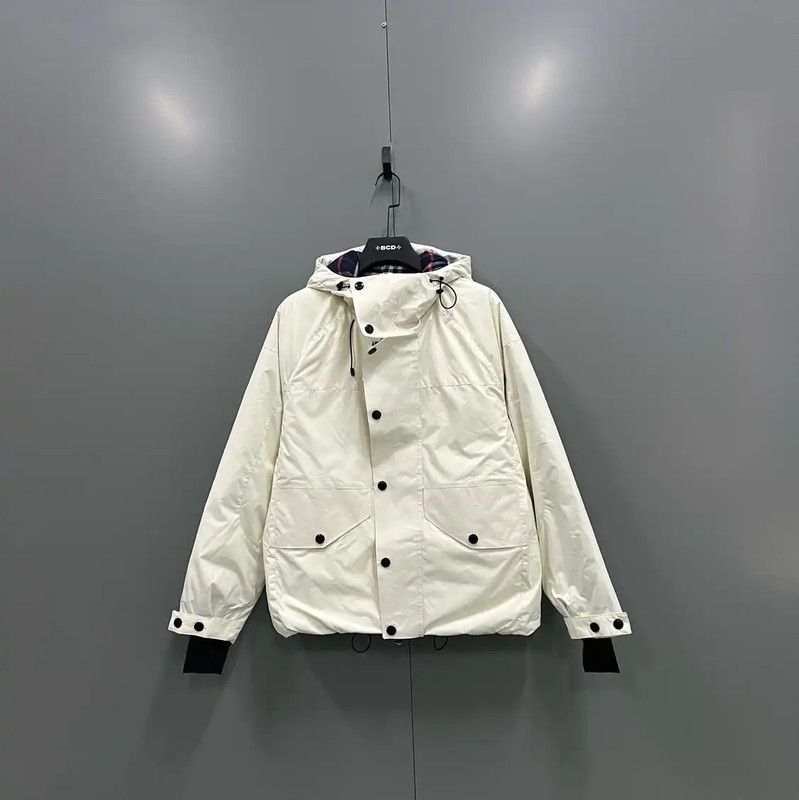 Burberry Burberry Spring Autumn White Cotton Jacket Size M / US 6-8 / IT 42-44 - 1 Thumbnail