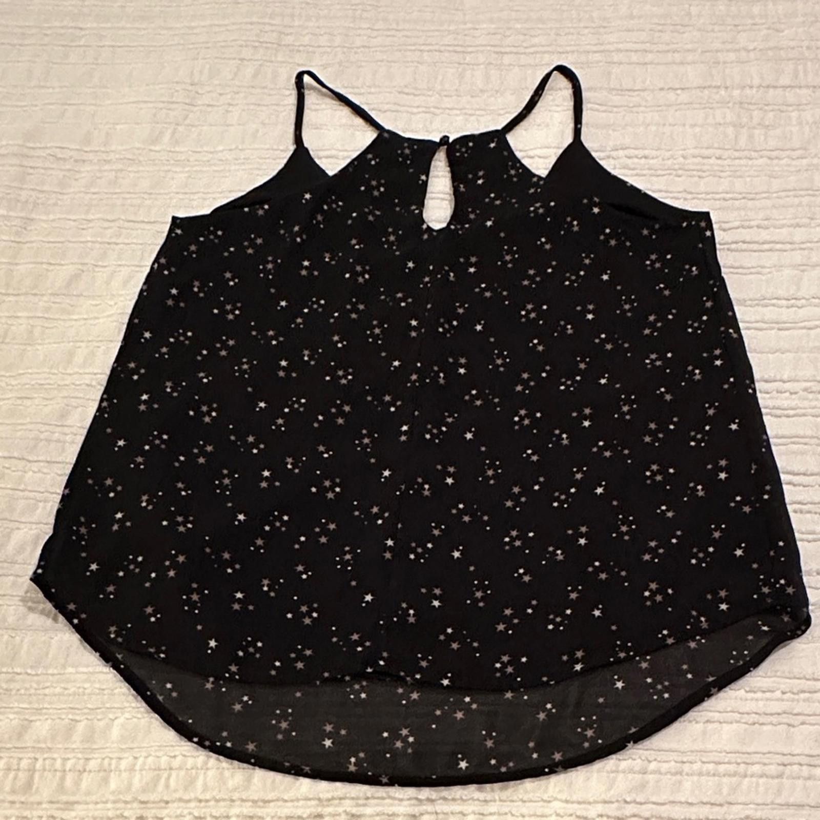 Other Charlotte Russe Star Print Chiffon Tank Top Y2K Sheer S Size S / US 4 / IT 40 - 4 Thumbnail