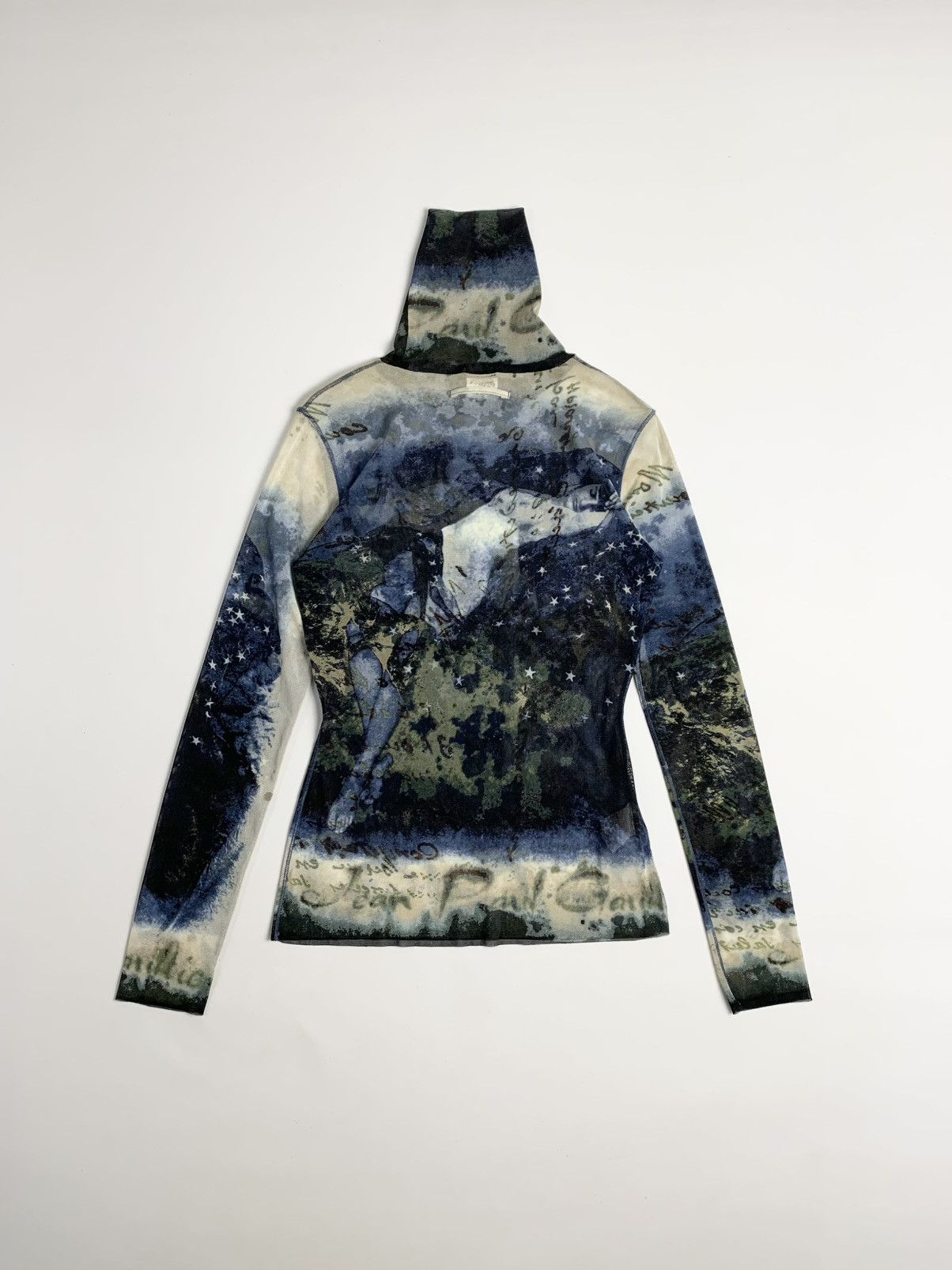 Jean Paul Gaultier Jean Paul Gaultier Femme Mesh Top Star Map Print Size M / US 6-8 / IT 42-44 - 9 Thumbnail