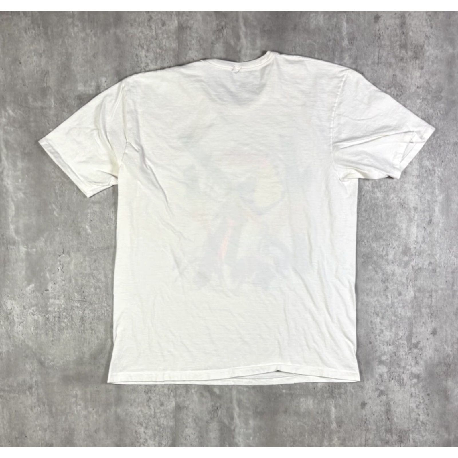 Vintage VINTAGE Tropical Parrot Bird Nature T Shirt White L Mens Crew Neck 80s 90s Graphic Print Short Sleeve Cotton Size US L / EU 52-54 / 3 - 2 Thumbnail