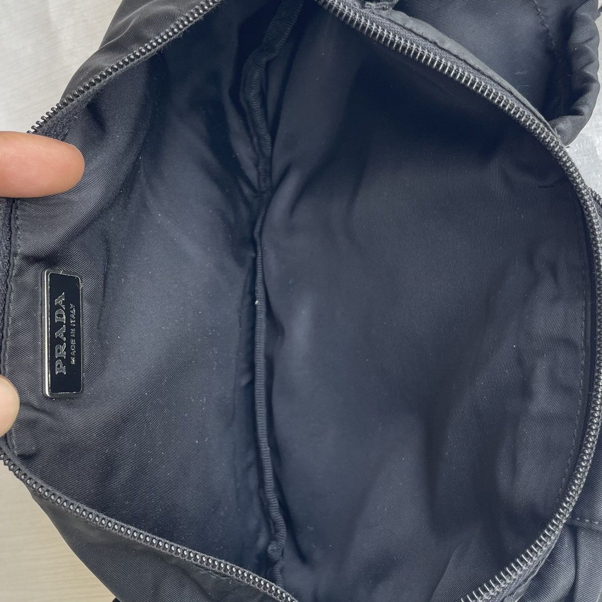 Prada Prada Tessutto Nylon Black Belt Bag/Crossbody Size ONE SIZE - 8 Thumbnail