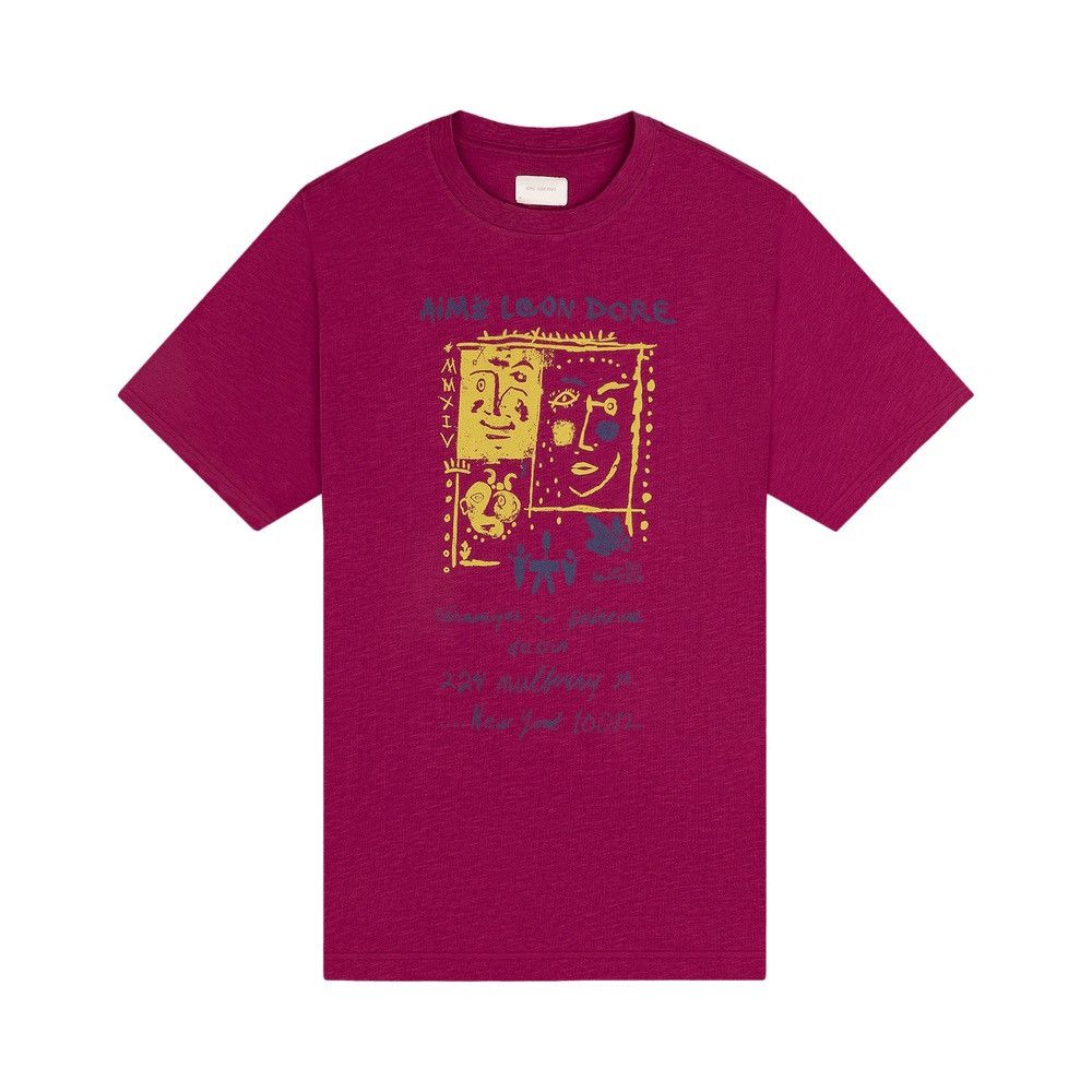 Aime Leon Dore Aime Leon Dore Gallery Cubist Tee Logo T-Shirt Beaujolais Size US XXL / EU 58 / 5 - 1 Thumbnail
