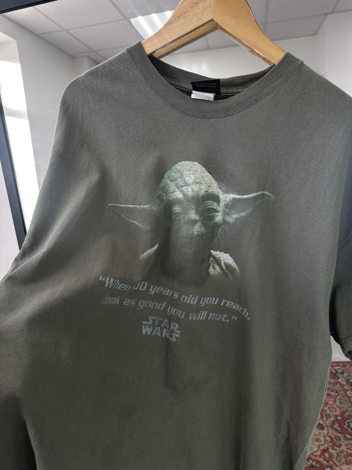 Star Wars Vintage Star Wars Yoda Graphic Tee Size US XXL / EU 58 / 5 - 6 Thumbnail