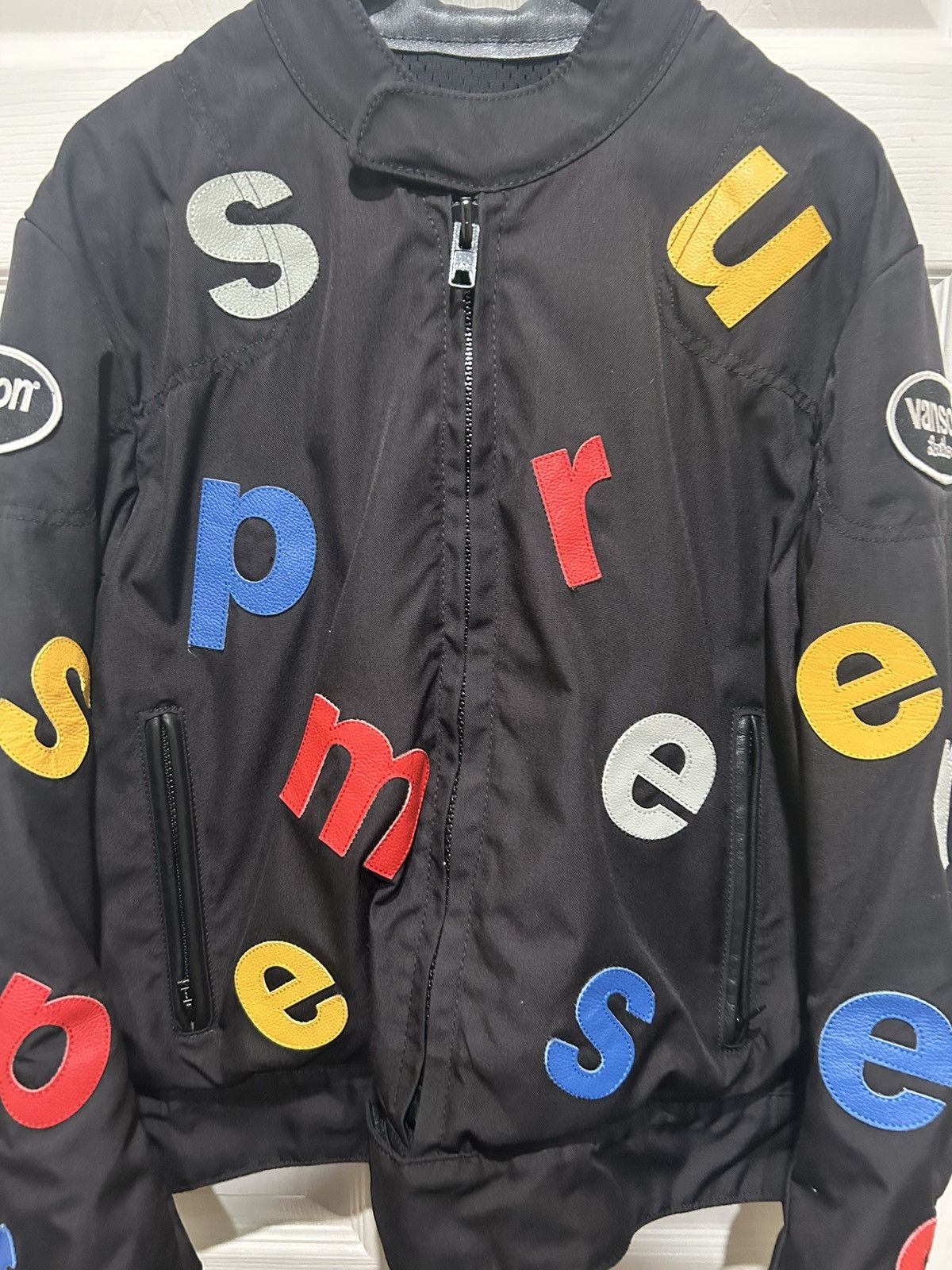 Supreme × Vanson Leathers Supreme x Vanson Leathers Letters Cordura Jacket Size US M / EU 48-50 / 2 - 2 Thumbnail
