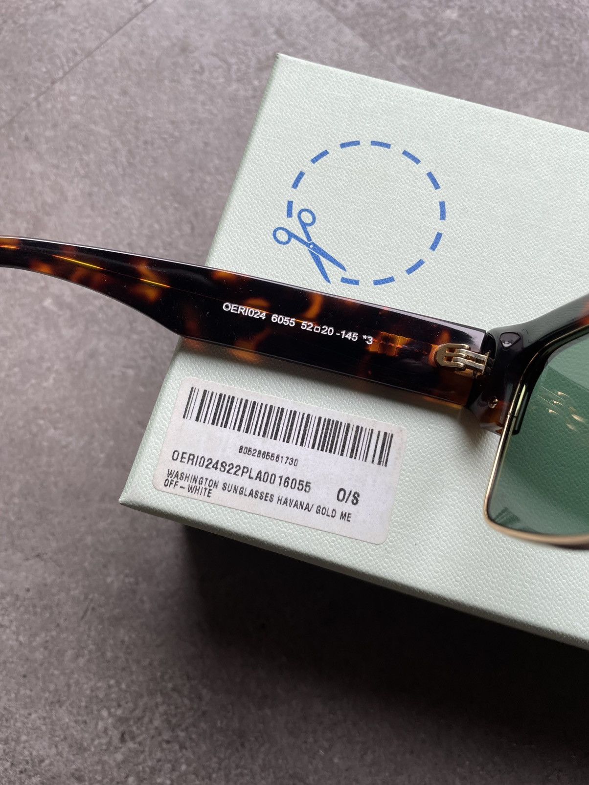 Off-White OFF WHITE Washington 055 Havana Sunglasses Size ONE SIZE - 11 Thumbnail