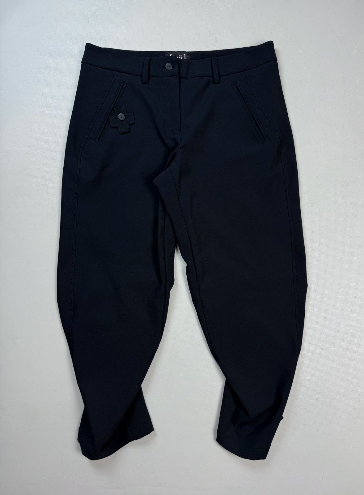 Other PLU ++ Ladies Avant-Garde Ankle Zip Lagenlook Pants Trousers Size 30" / US 8 / IT 44 - 1 Thumbnail