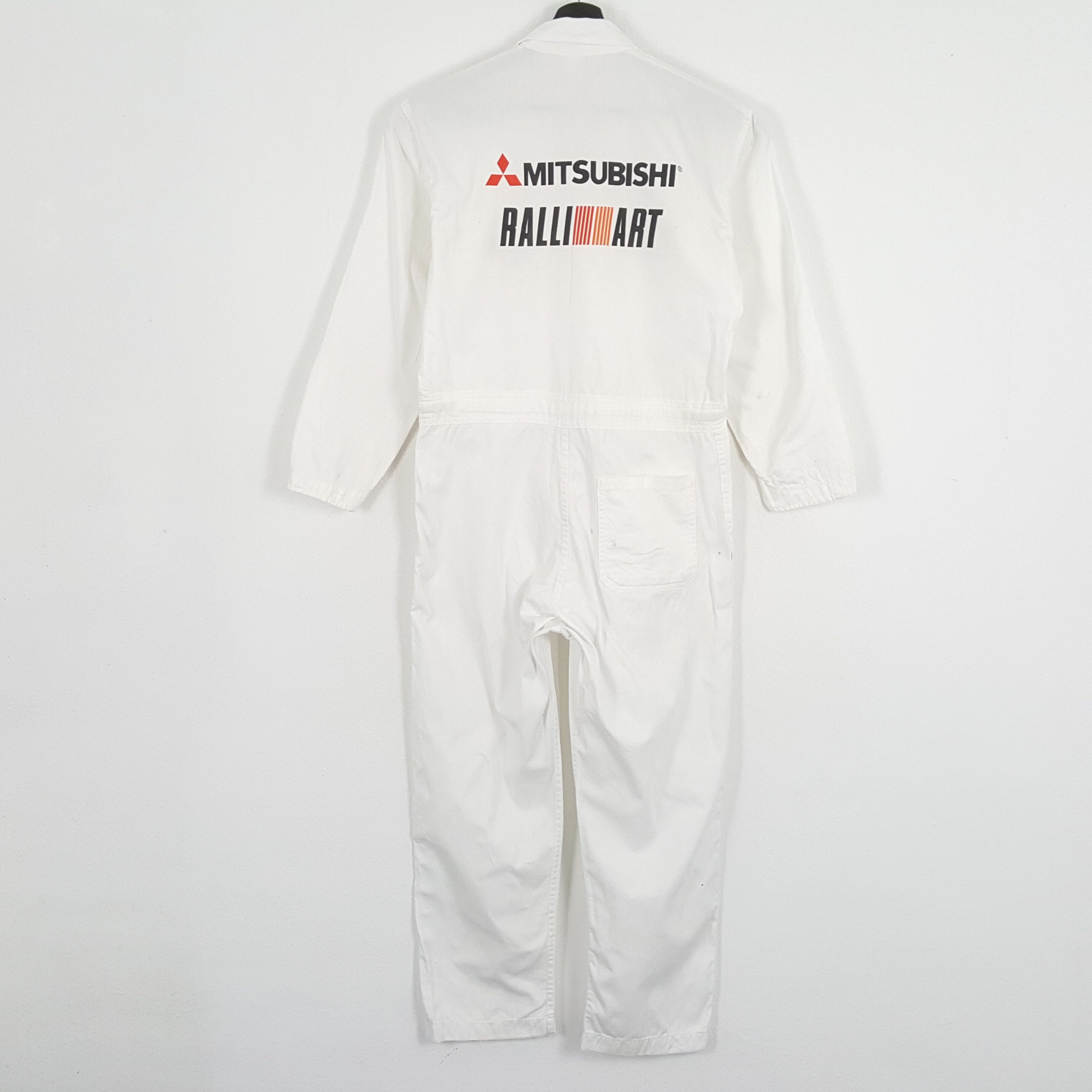 Japanese Brand × Vintage MITSUBISHI RALLI ART Workwear Style Custom Coverall Jacket Size US M / EU 48-50 / 2 - 1 Thumbnail