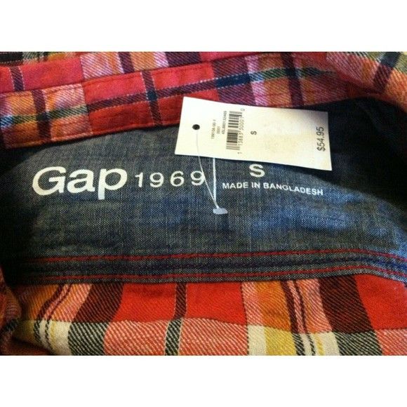 Gap GAP MENS NEW 55%LINEN 45%COTTON CASUAL SHIRT SIZE: S Size US S / EU 44-46 / 1 - 4 Thumbnail