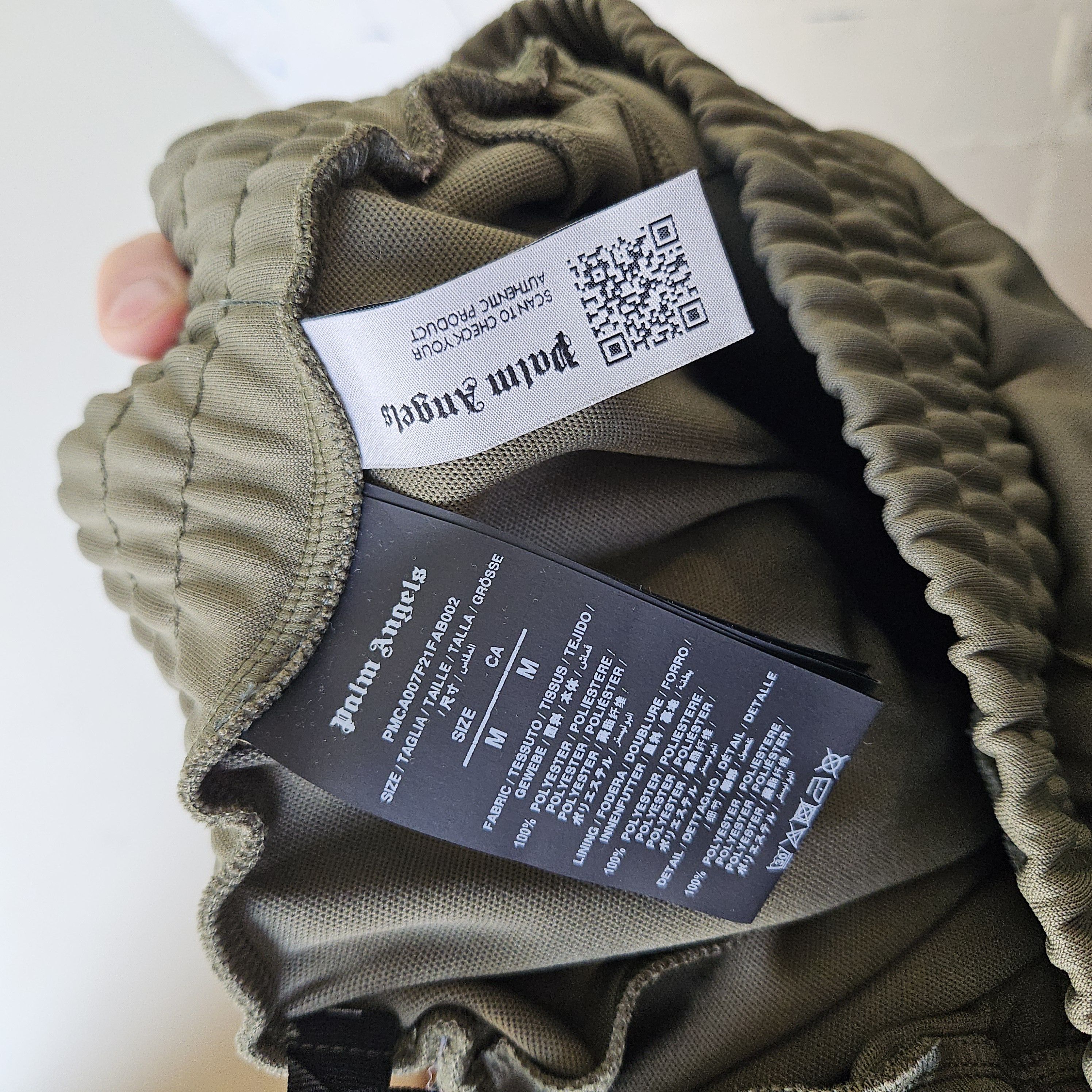 Palm Angels NWT PALM ANGELS Military GreenClassic Track Pants Size M Size US 32 / EU 48 - 4 Thumbnail