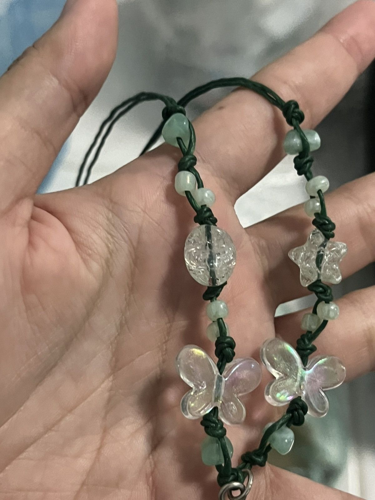 Handmade Waxed cord necklace Size ONE SIZE - 10 Thumbnail