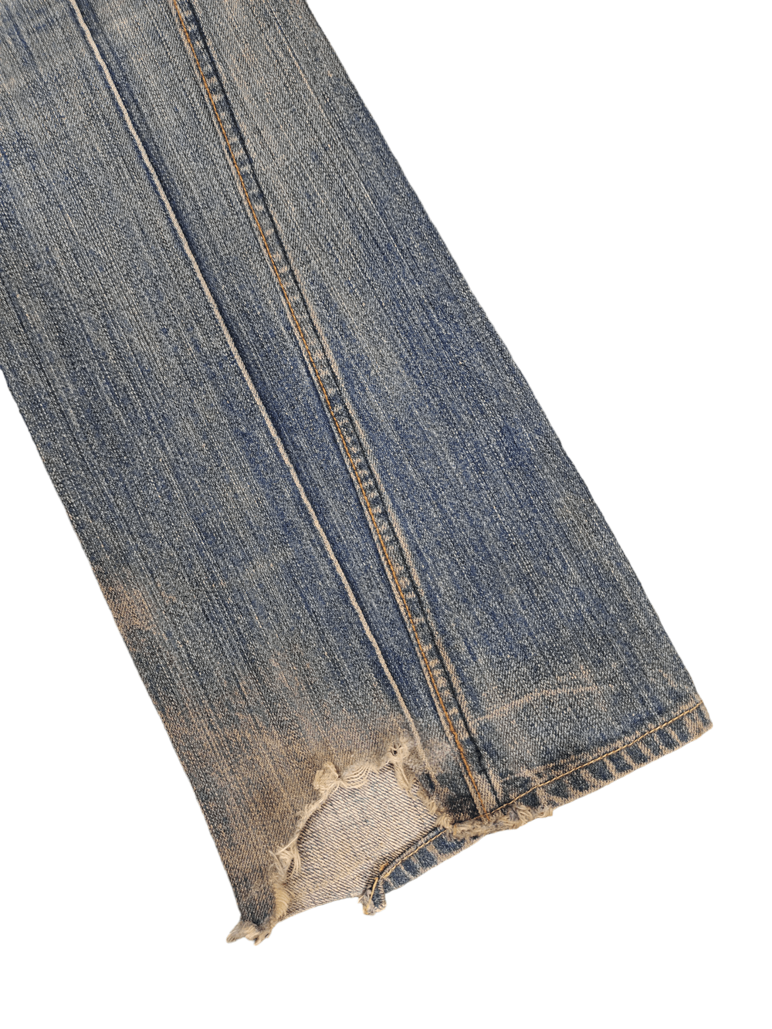 BUFFALO BOBS Flare Jeans Buffalo Spiral Cut Distress Rusty Boot Cut Size US 30 / EU 46 - 18 Thumbnail