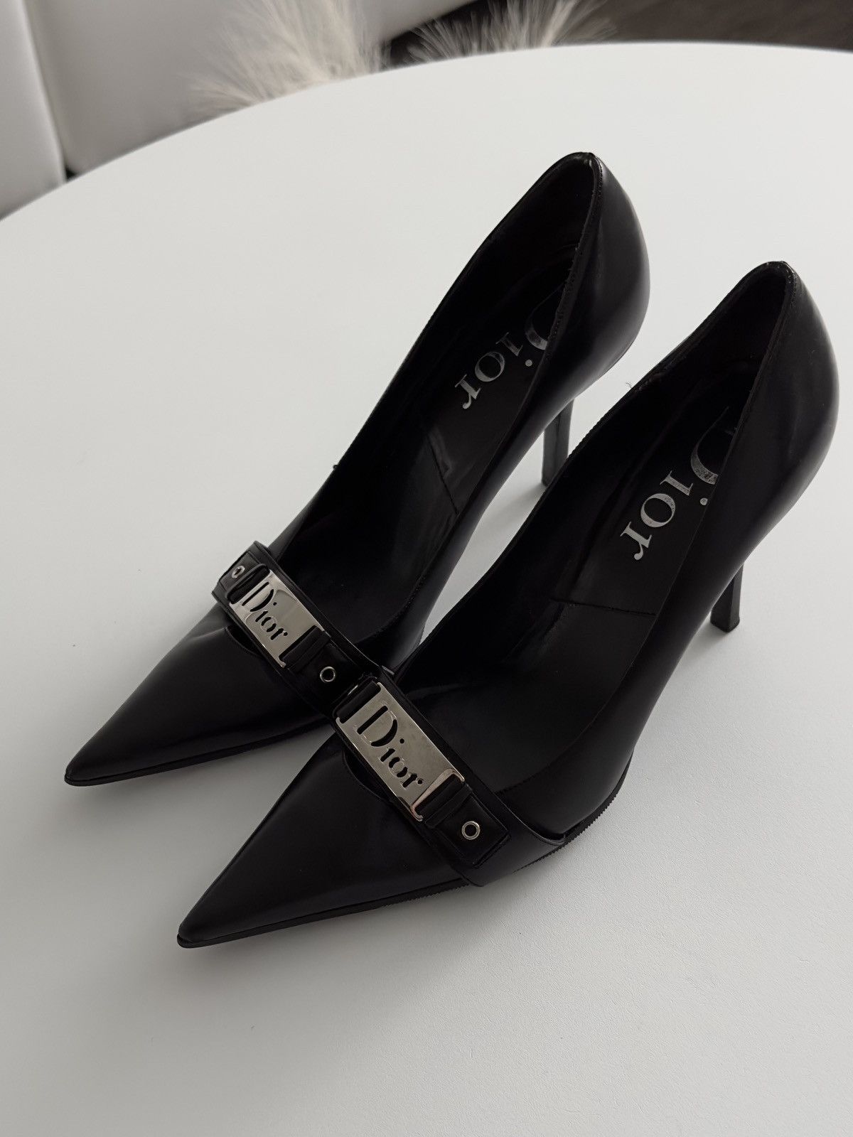 Dior Dior black kitten heels Size US 7 / IT 37 - 2 Thumbnail