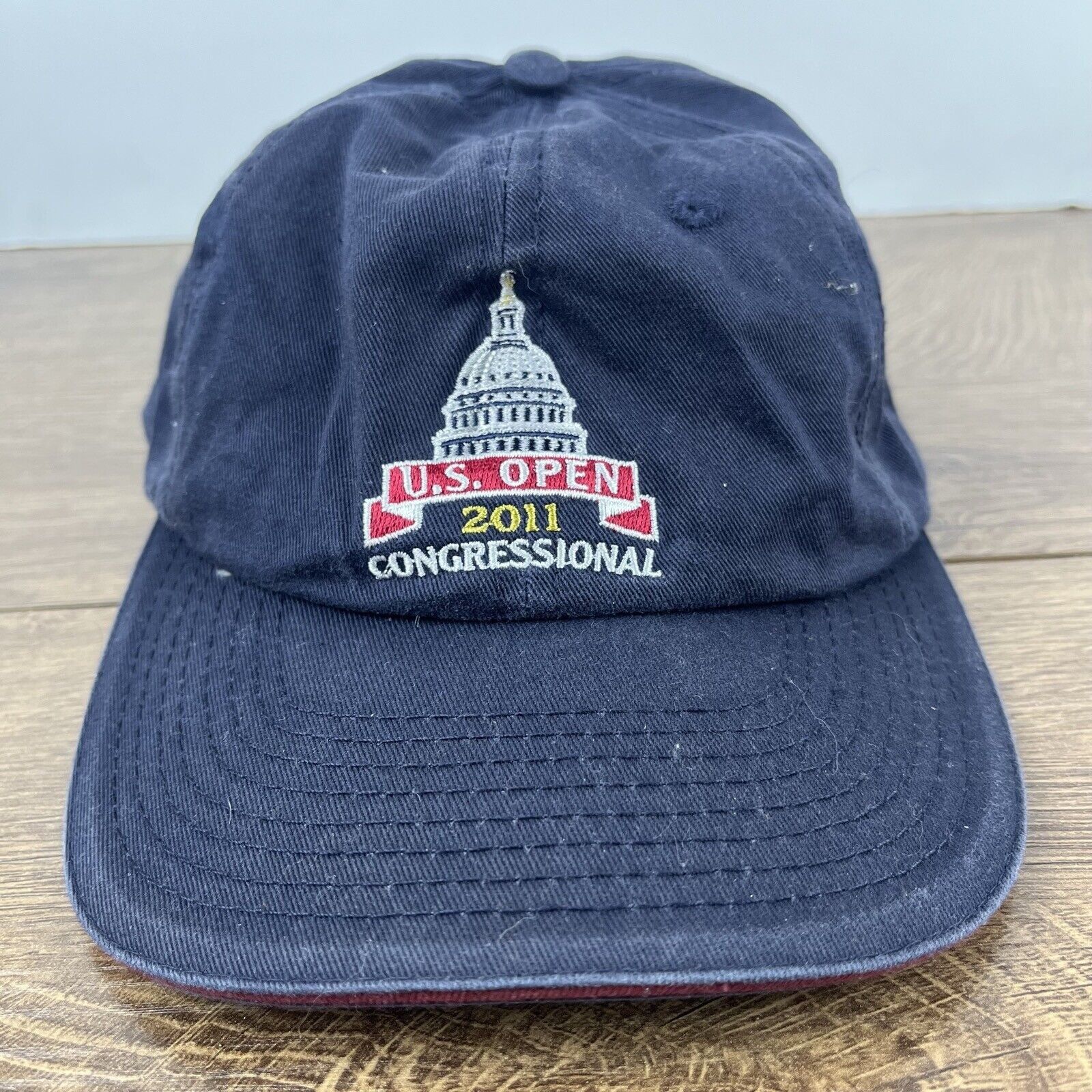 Other 2011 US Open Hat Congressional Hat Blue Adjustable Hat Blue Size ONE SIZE - 4 Thumbnail