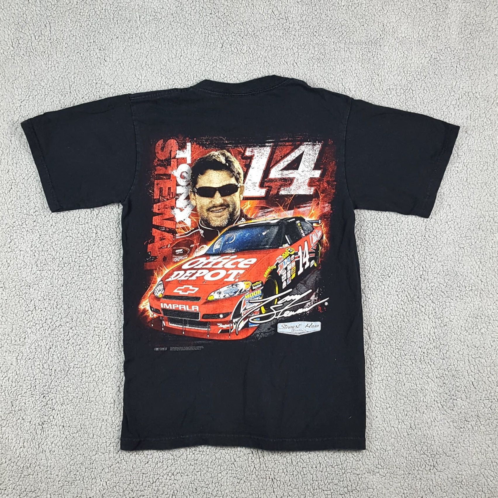 Chase Authentics VINTAGE Chase Authentics Tony Stewart NASCAR T-Shirt Small Black 90s Retro Car Racing Mens Size US S / EU 44-46 / 1 - 6 Thumbnail