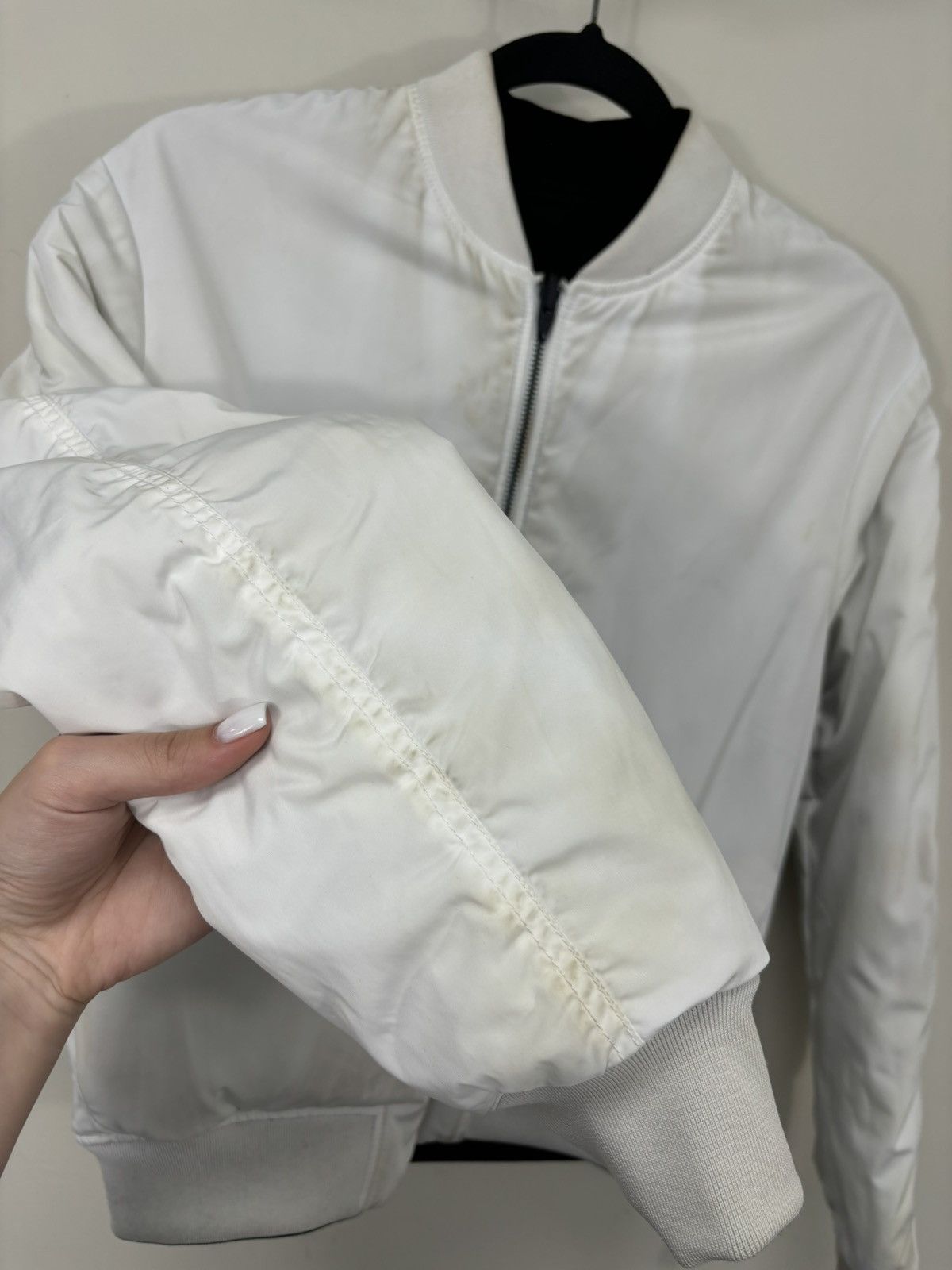 T by Alexander Wang T By Alexander Wang Black/White Luxury Hype Bomber Jacket Size S / US 4 / IT 40 - 22 Thumbnail