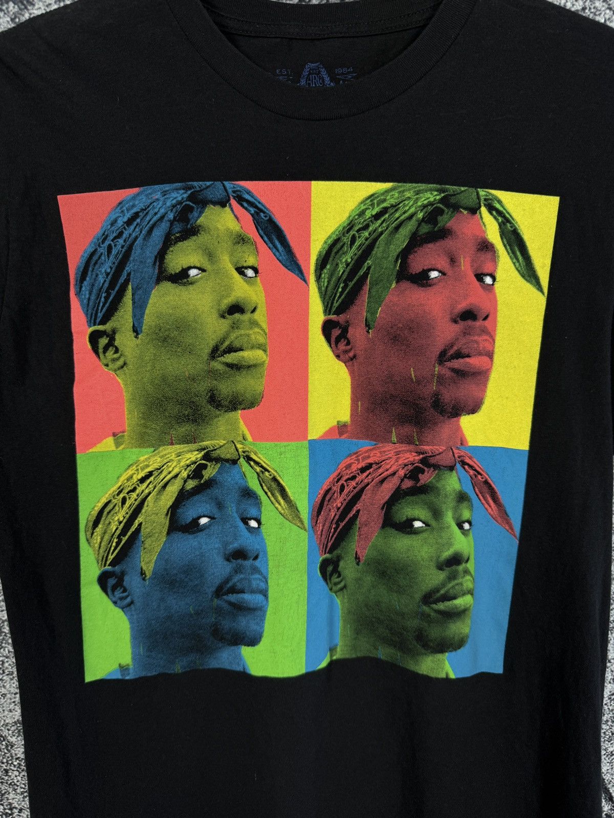 Rap Tees 2Pac T-Shirt Band Rap Tee Big Logo Streetwear TuPac Size M Size US M / EU 48-50 / 2 - 6 Thumbnail