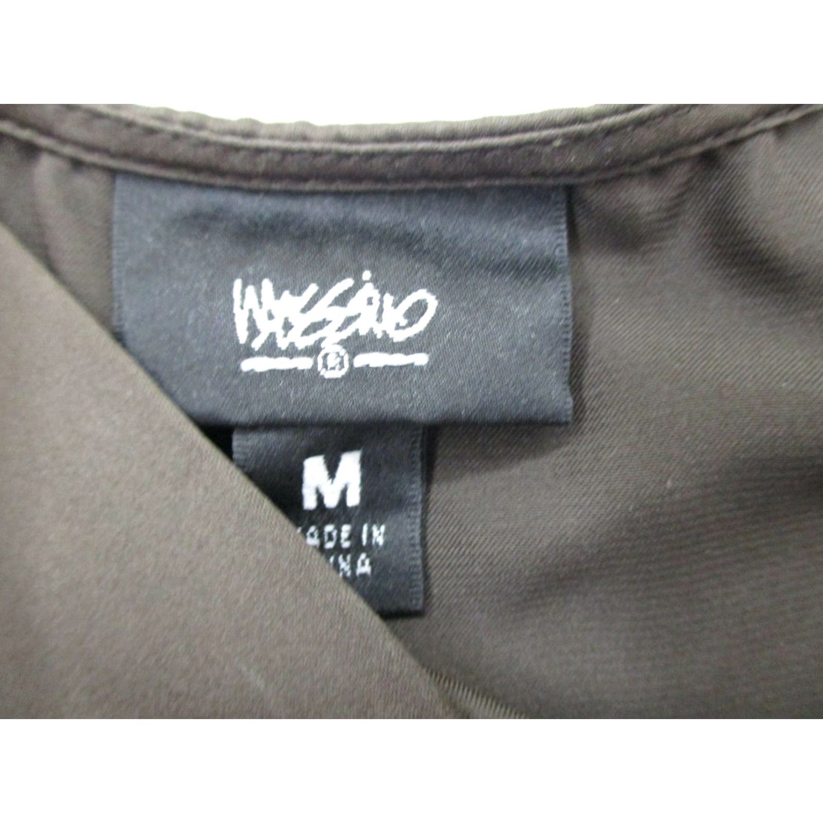 Mossimo MOSSIMO Women's Dress A-line V-neck Sleeveless Mini Brown Size M / US 6-8 / IT 42-44 - 5 Thumbnail