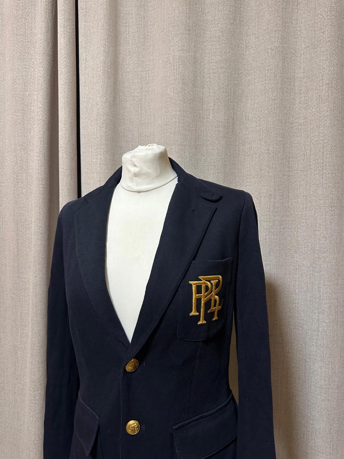 Polo Ralph Lauren Polo Ralph Lauren Bullion Double Knit Jacquard Blazer Sz 4 Size S / US 4 / IT 40 - 2 Thumbnail