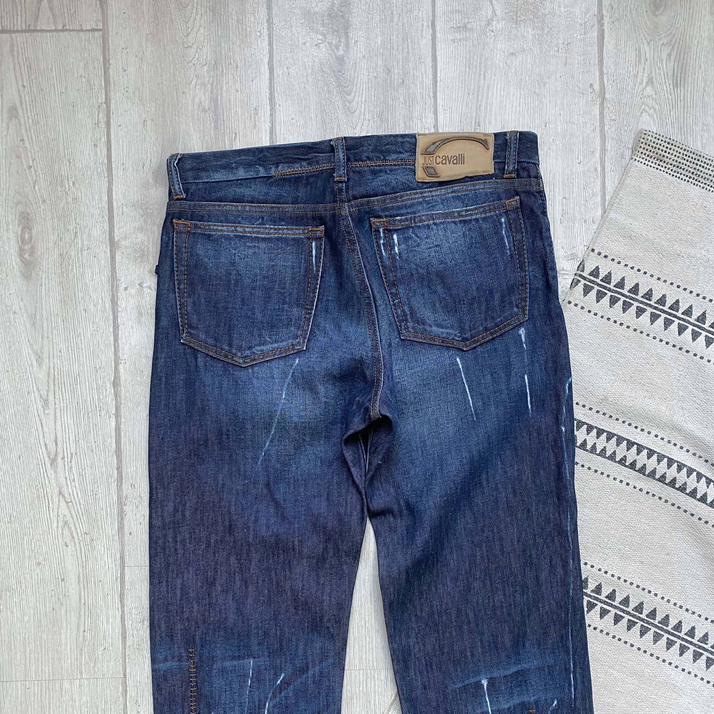 Just Cavalli Luxury RARE Just Cavali Denim distressed jeans Size US 32 / EU 48 - 10 Thumbnail