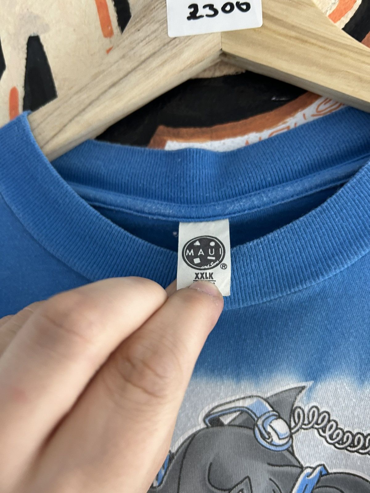 Vintage Maui Hammer head Shark Surf Tie Dye Tee Size US L / EU 52-54 / 3 - 2 Thumbnail