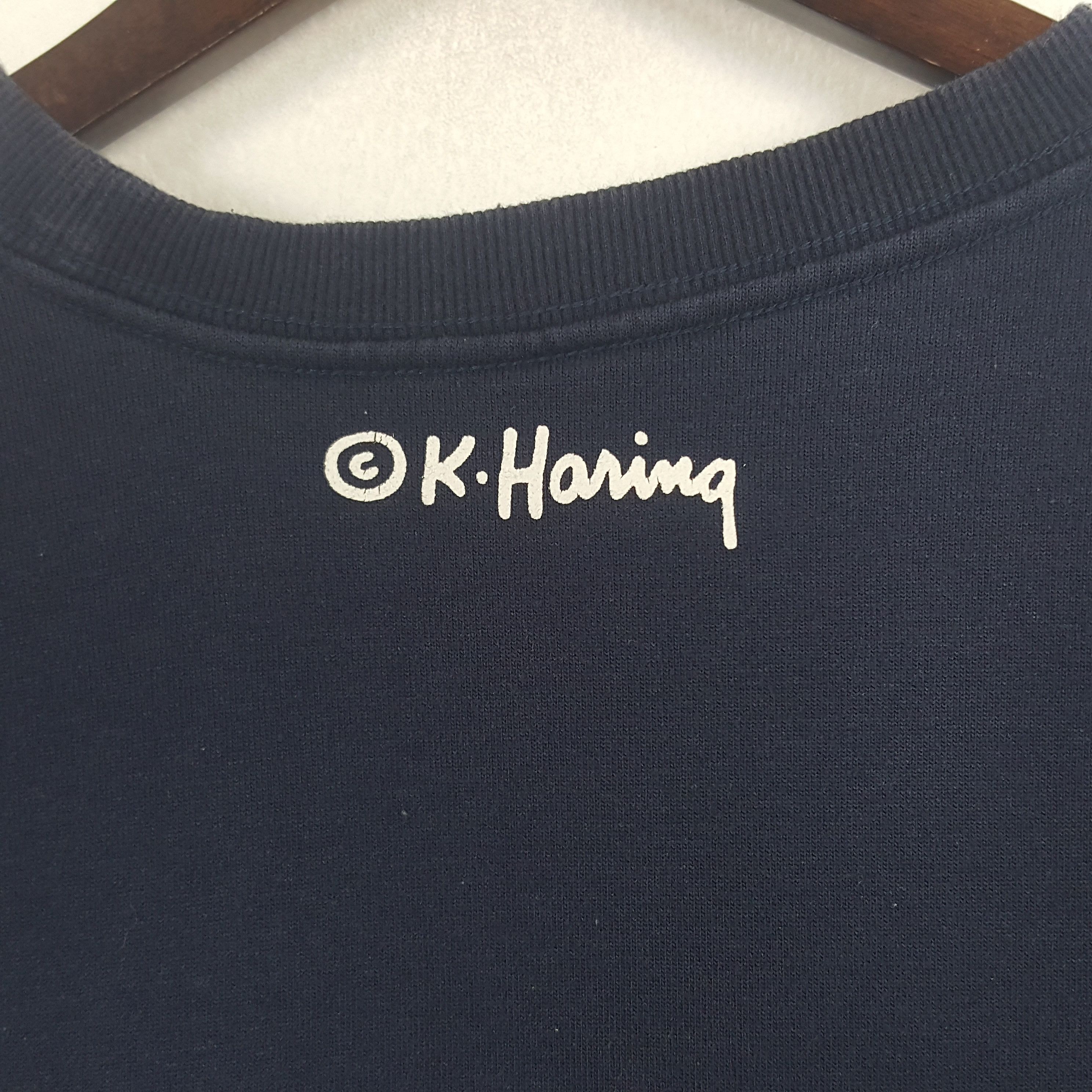 Keith Haring × Vintage Vintage Keith Haring Art Sweatshirt Size US L / EU 52-54 / 3 - 4 Thumbnail