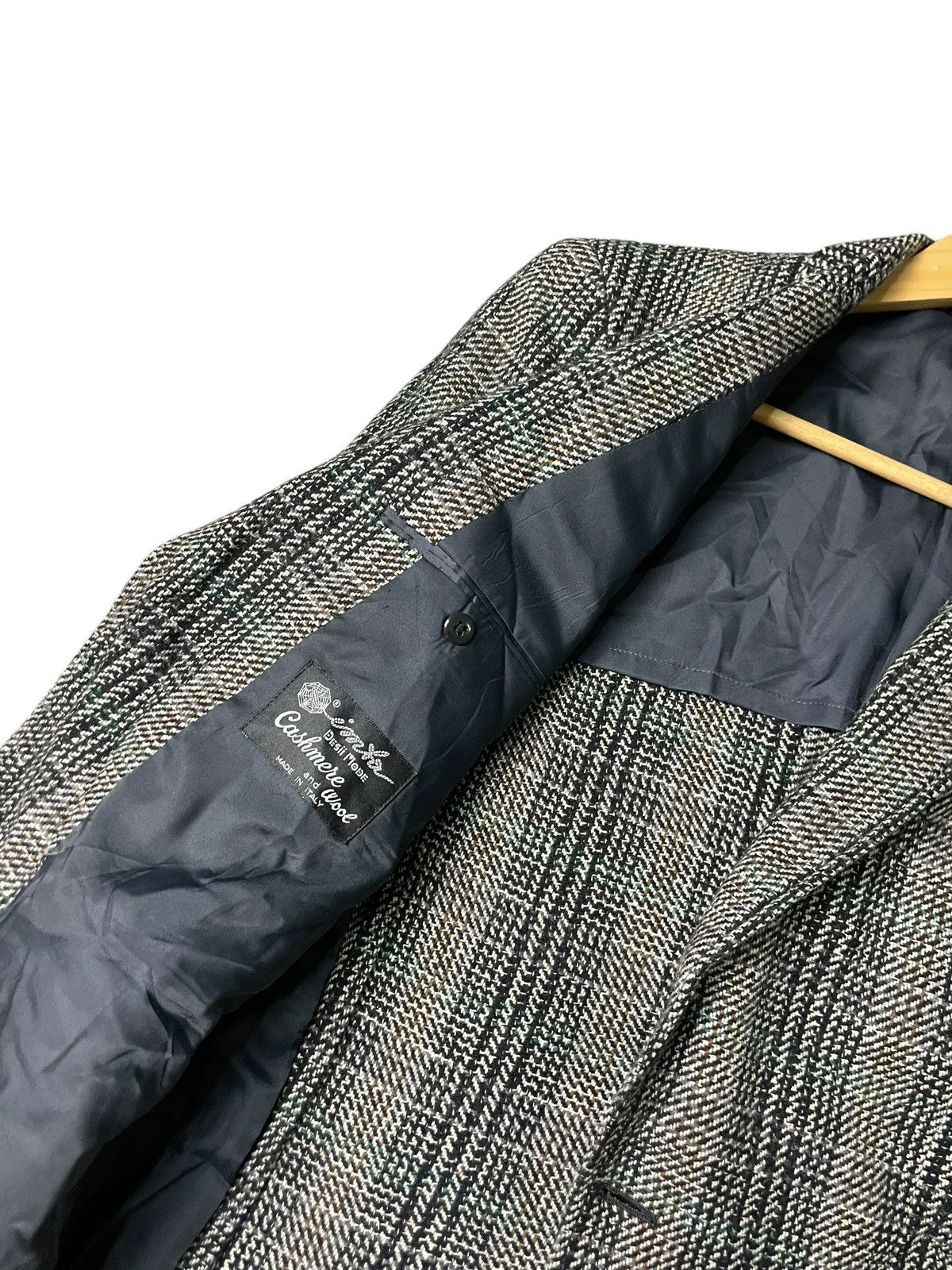 Japanese Brand × Vintage Sun Terrace Checked Cashmere&Wool Coat (70) Size US XS / EU 42 / 0 - 8 Thumbnail