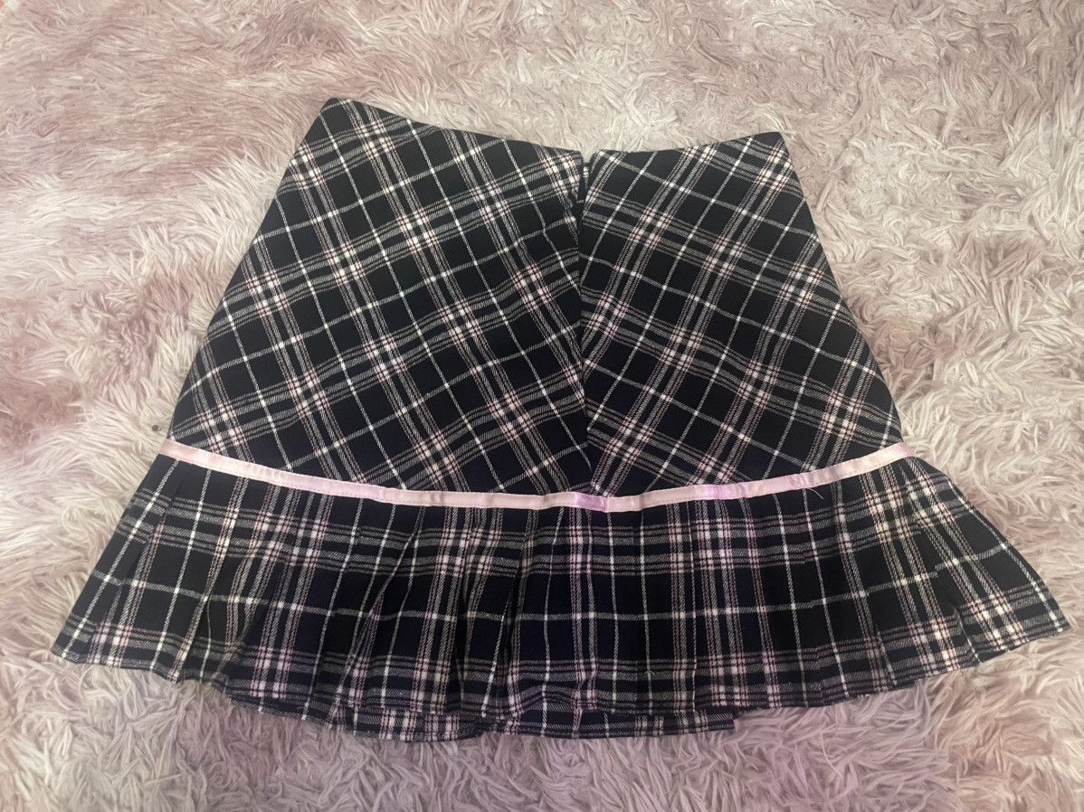 Shein SHEIN Pink & Black Plaid Pleated Skirt – Size Small Size 26" / US 2 / IT 38 - 2 Thumbnail