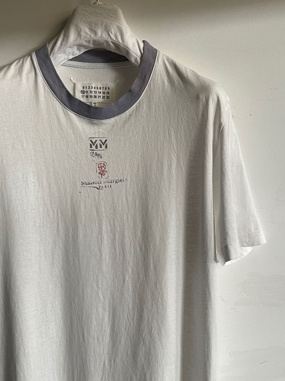 Maison Margiela Maison Margiela 2021ss new collar short-sleeved T-shirt 250 Size US S / EU 44-46 / 1 - 3 Thumbnail