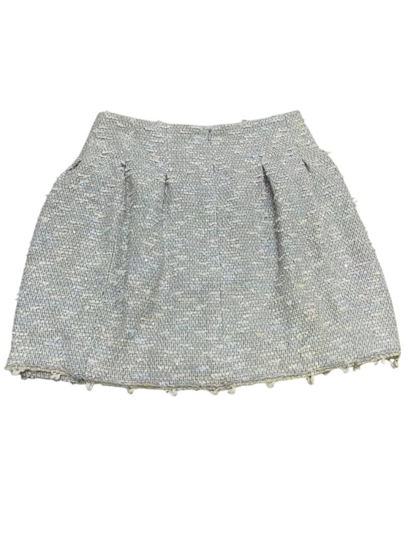 Chanel Chanal Baby Blue Sequin Tweed Skrit Size 30" / US 8 / IT 44 - 9 Thumbnail