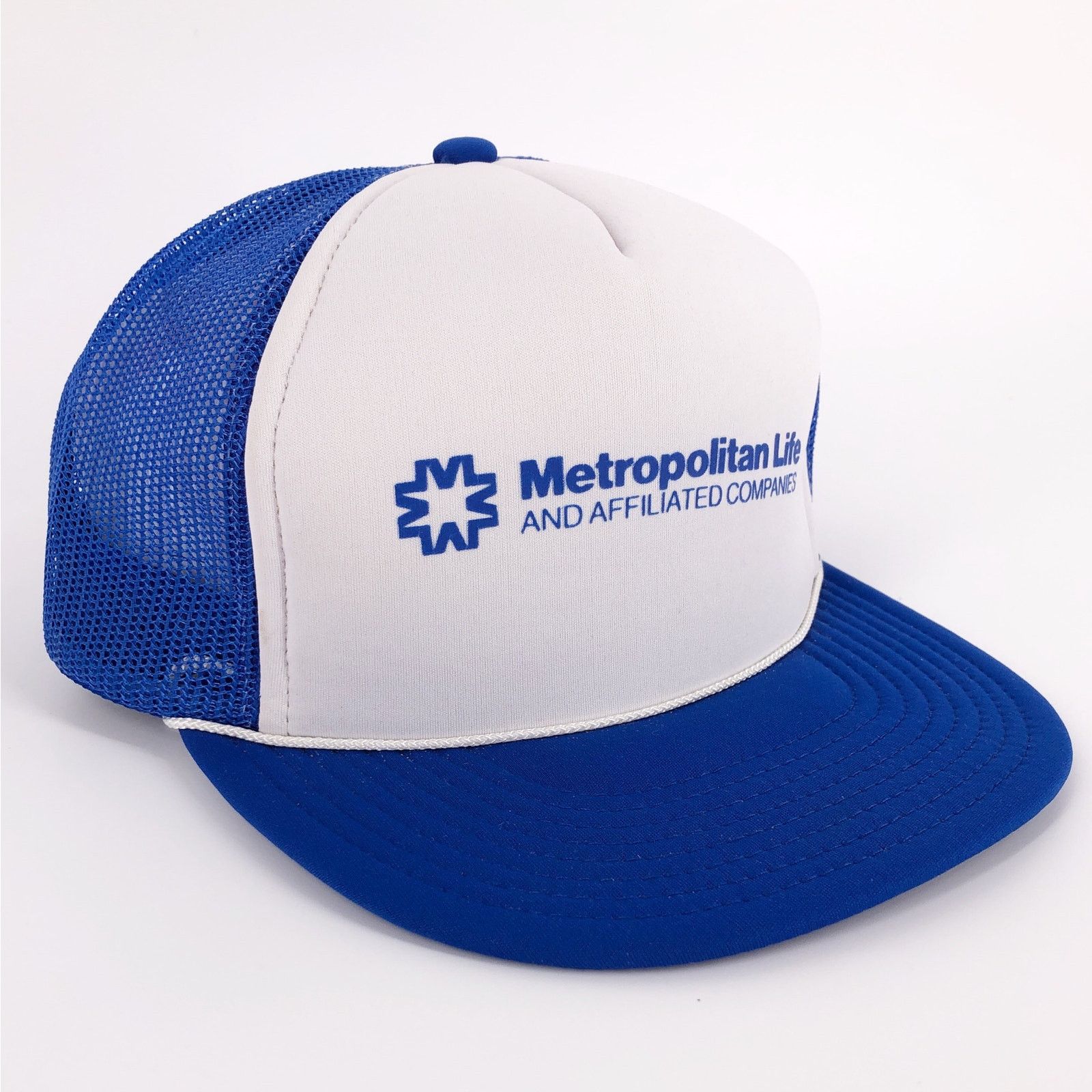 Vintage 90s Metropolitan Life trucker hat 1990s vintage Size ONE SIZE - 2 Thumbnail
