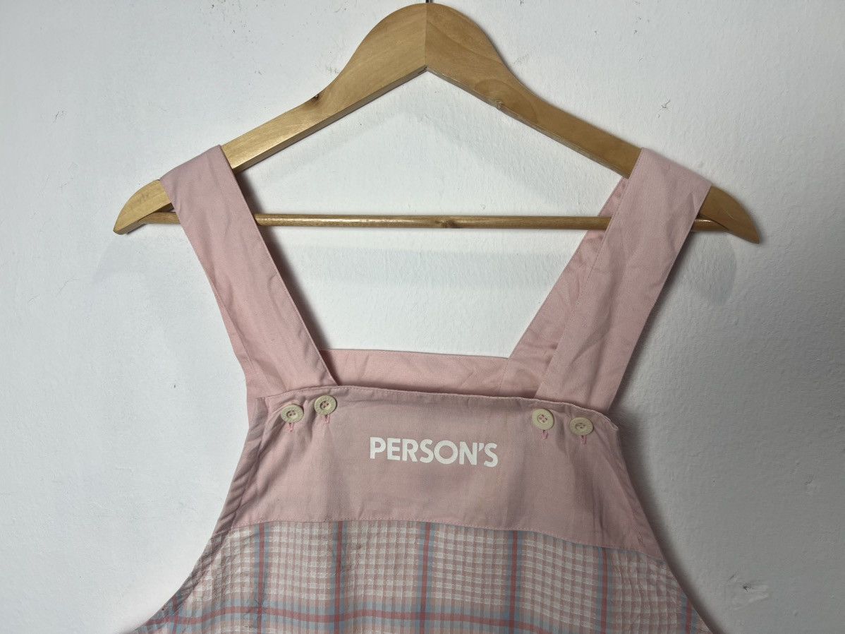 Japanese Brand Person's Pink Plaid Apron Size ONE SIZE - 3 Thumbnail