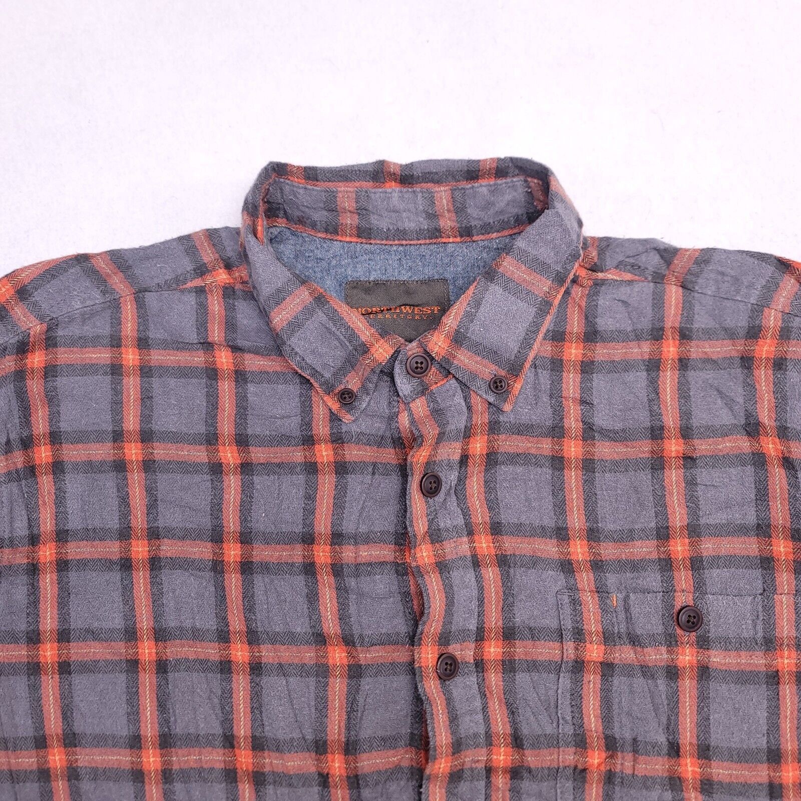 Northwest Territory Northwest Territory Tartan Flannel Shirt Mens Size L Gray Size US L / EU 52-54 / 3 - 1 Thumbnail