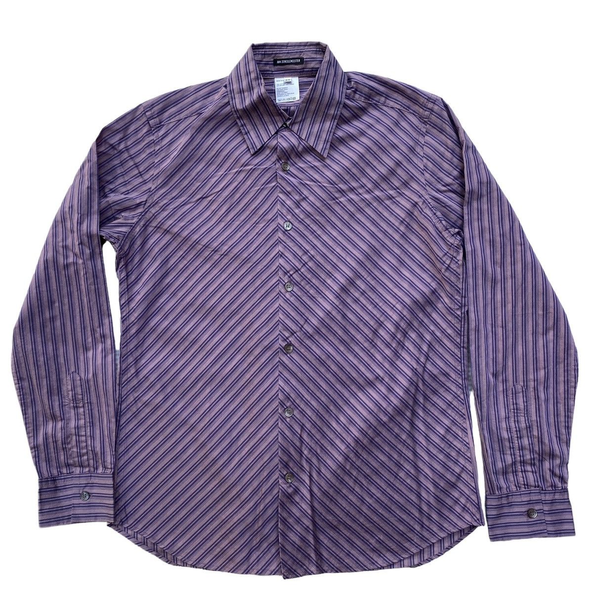 Ann Demeulemeester Ann Demeulemeester Diagonal Stripe Shirt Size US XS / EU 42 / 0 - 1 Thumbnail